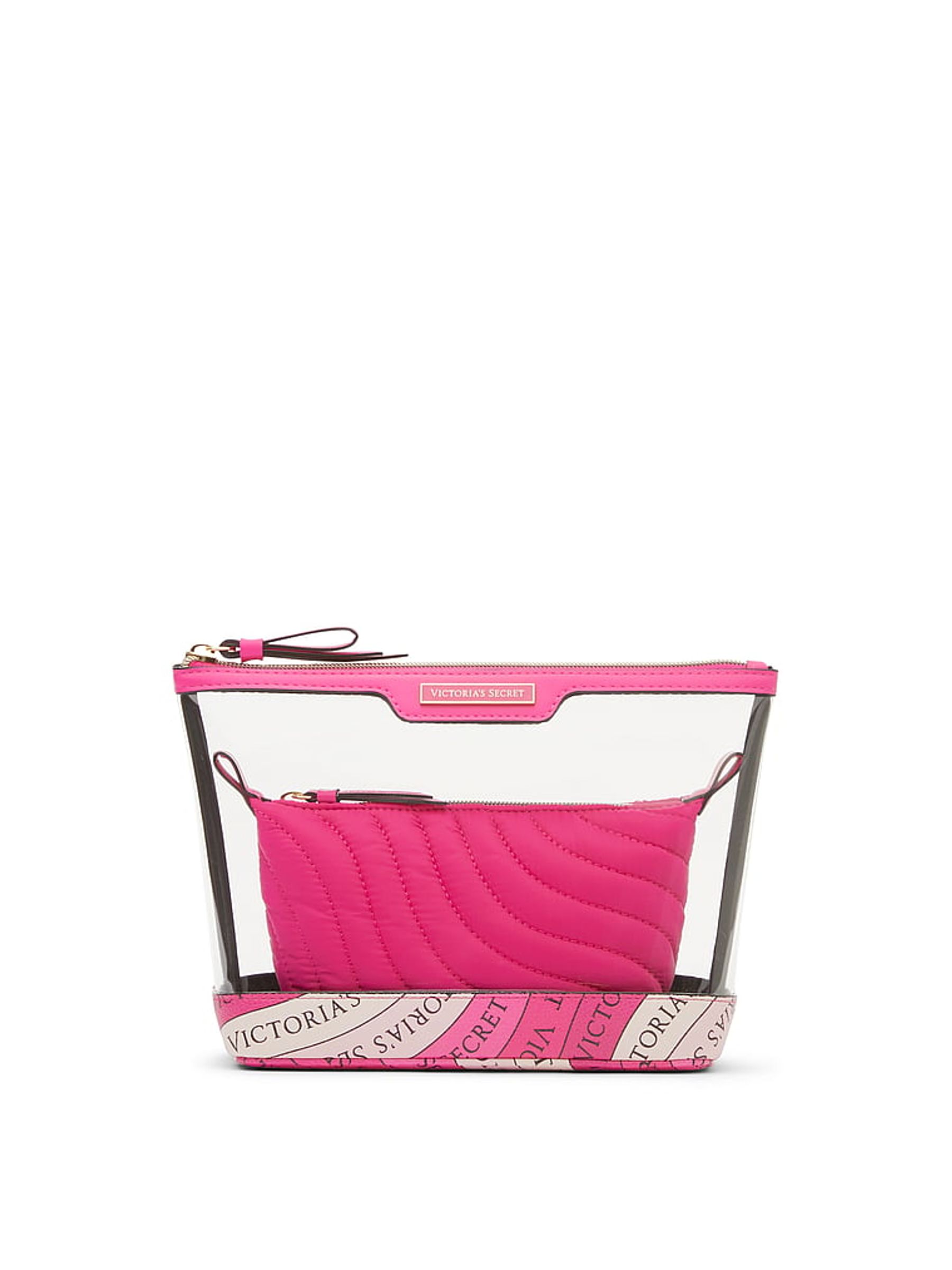 Hot Pink AM/PM Makeup Bag Duo - Image 2 of 4