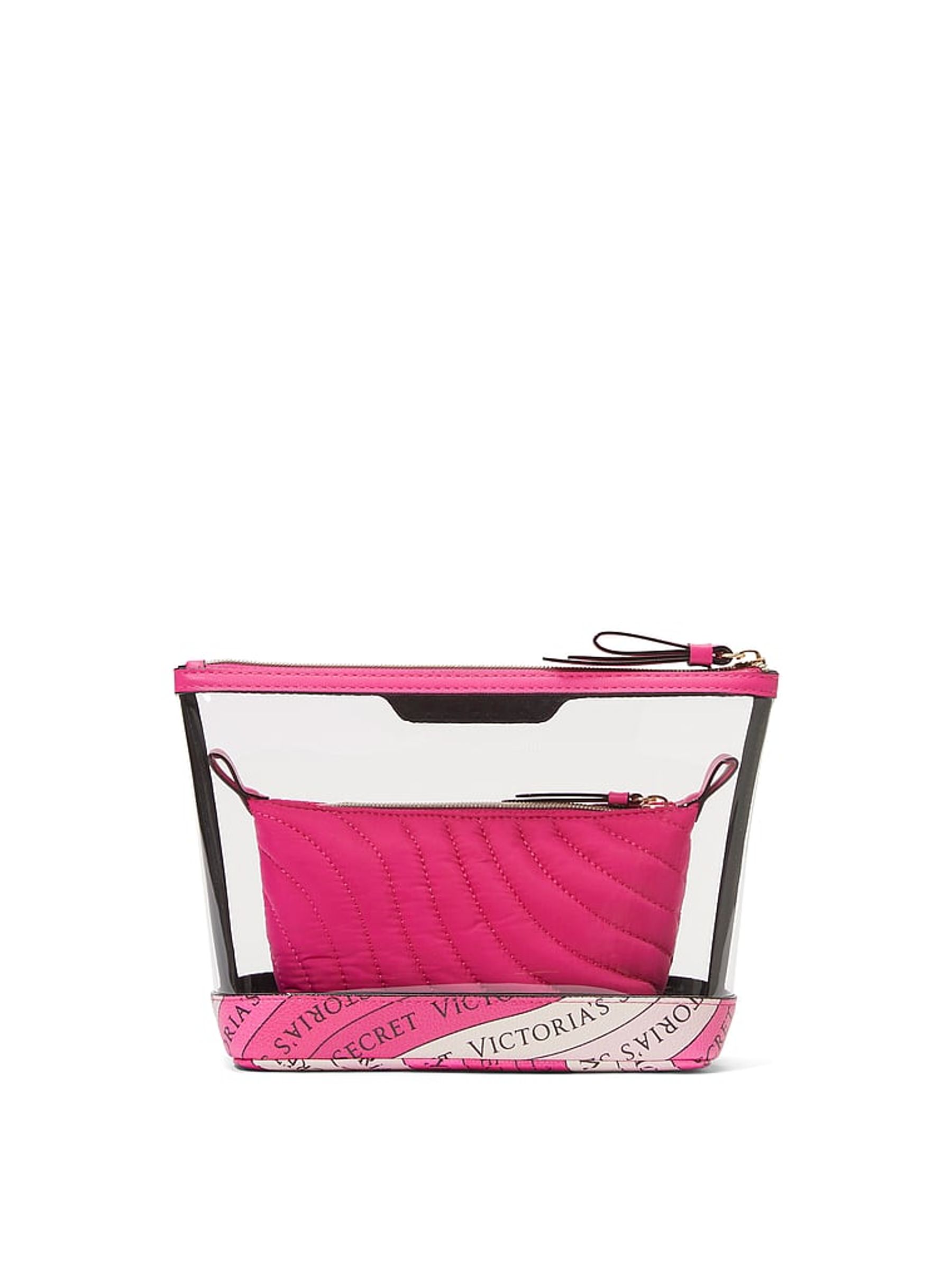 Hot Pink AM/PM Makeup Bag Duo - Image 3 of 4