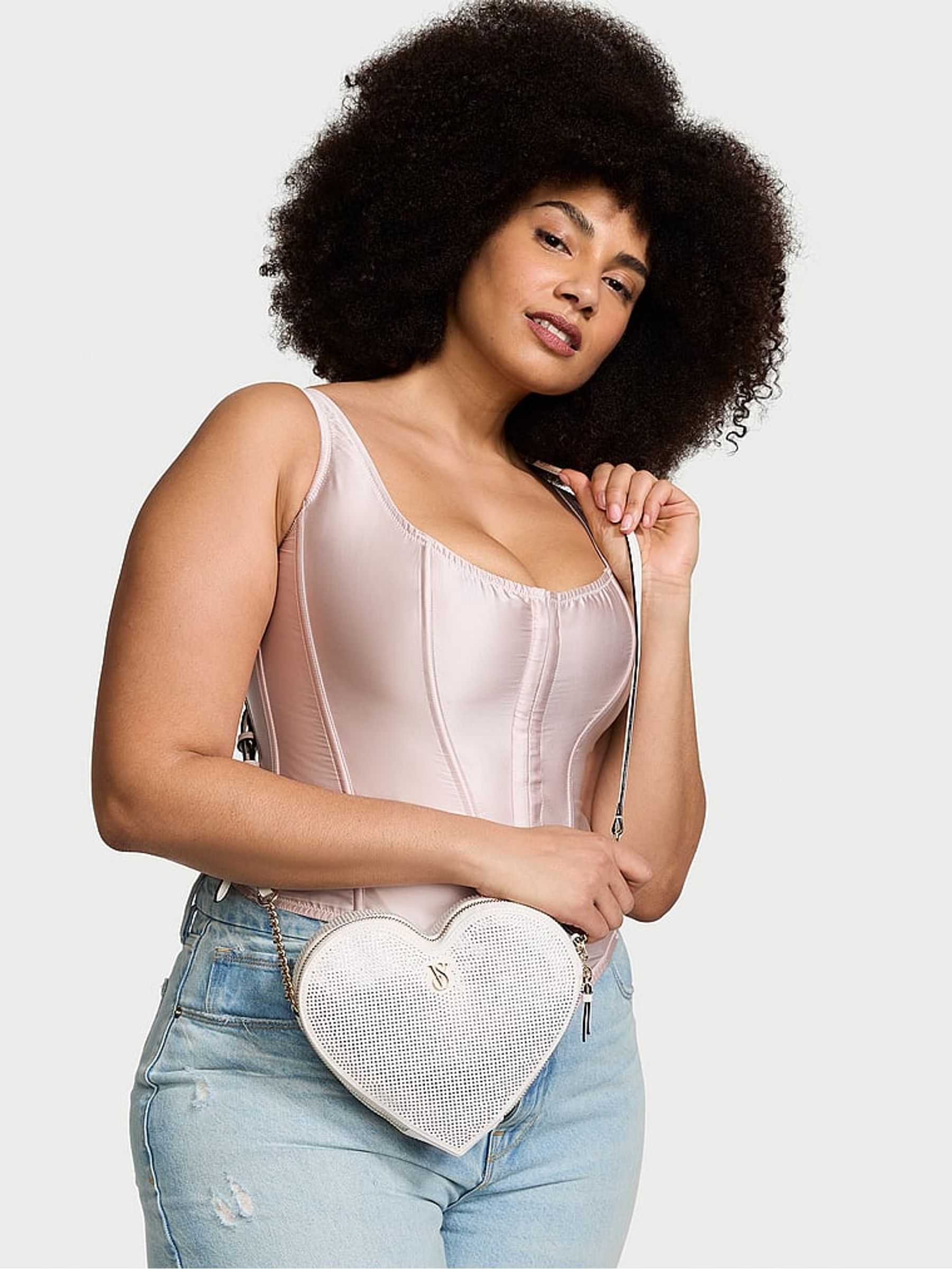 Silver Crossbody Bag - Image 1 of 4