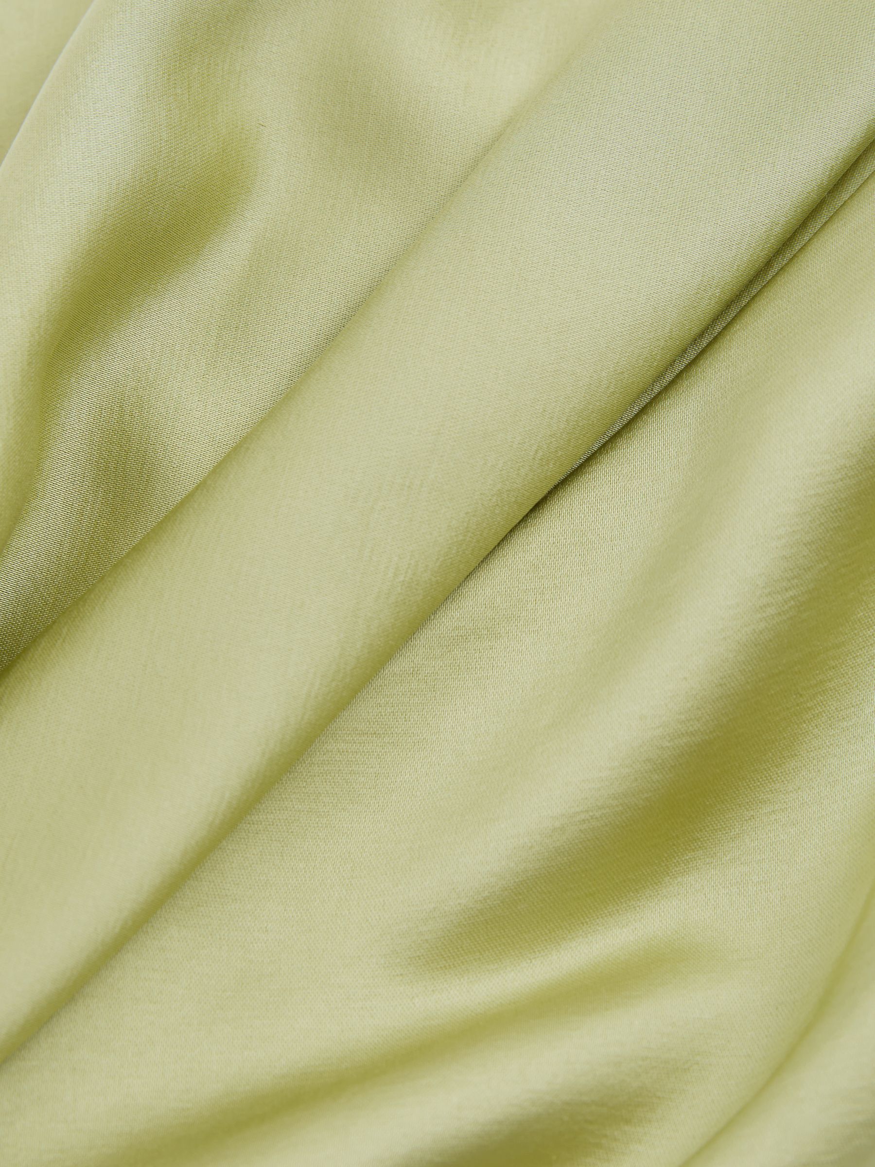 Significant Other Satin Cowl Neck Midi Dress in Sage - Image 5 of 5
