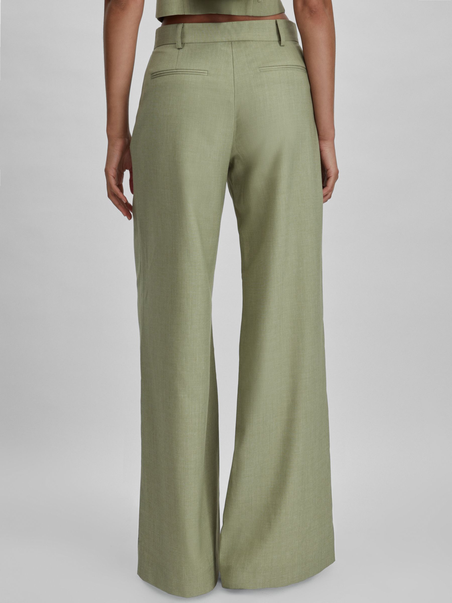 Significant Other Wide Leg Trousers in Sage - Image 4 of 5
