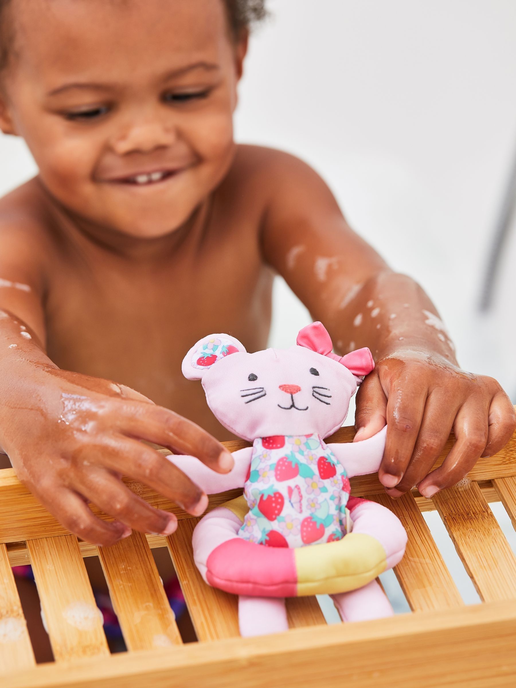 Pink Mouse Bath Doll Toy - Image 2 of 4