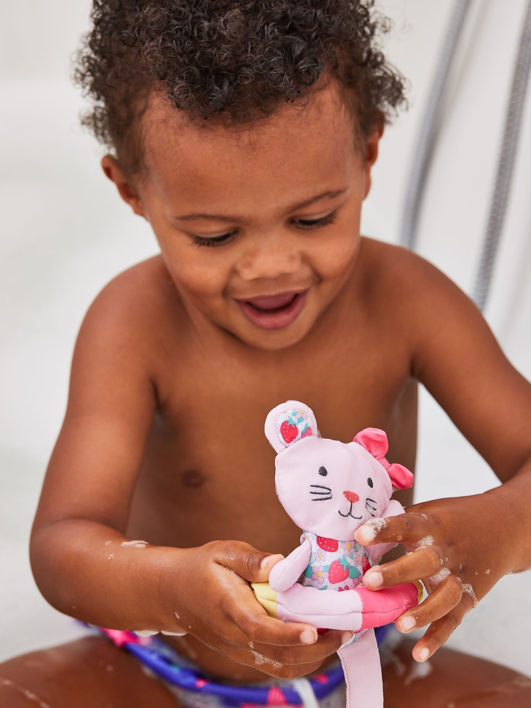 Pink Mouse Bath Doll Toy - Image 3 of 4