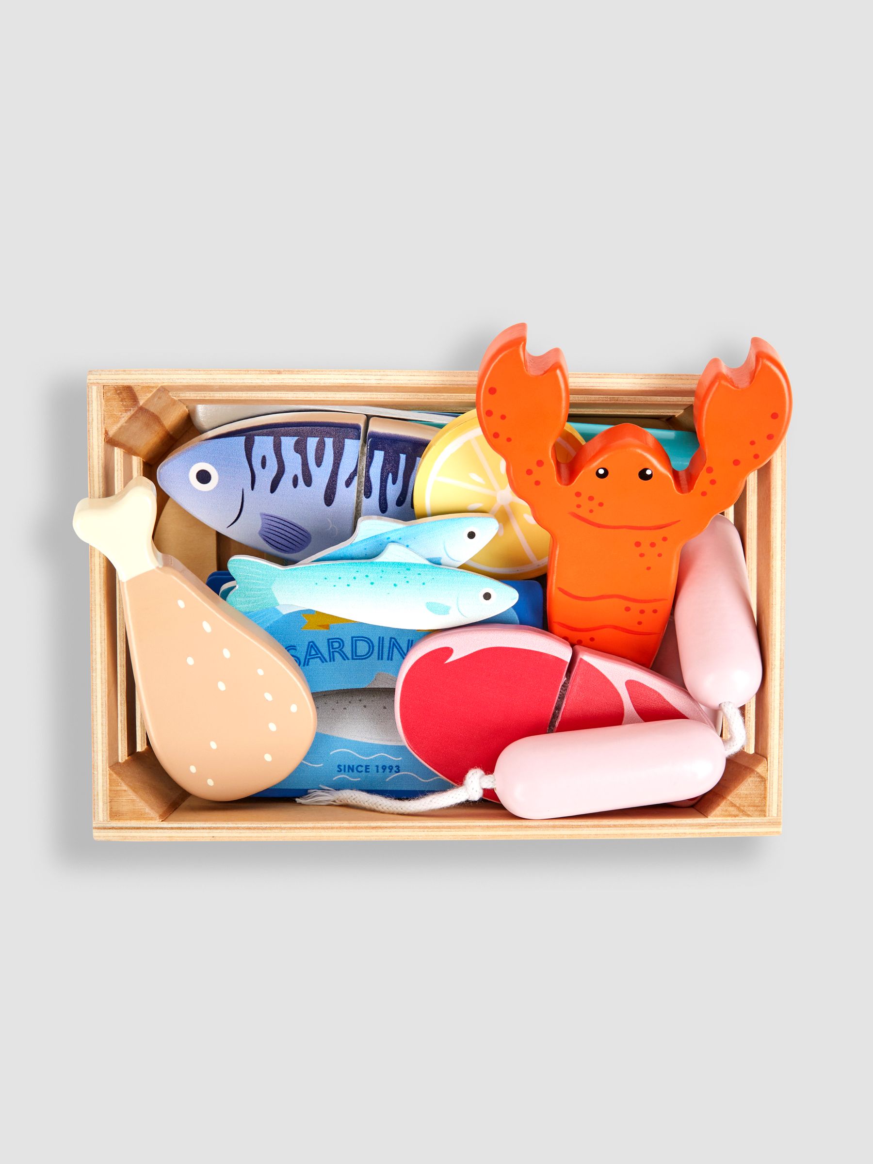 Blue Play Food Set - Image 2 of 9