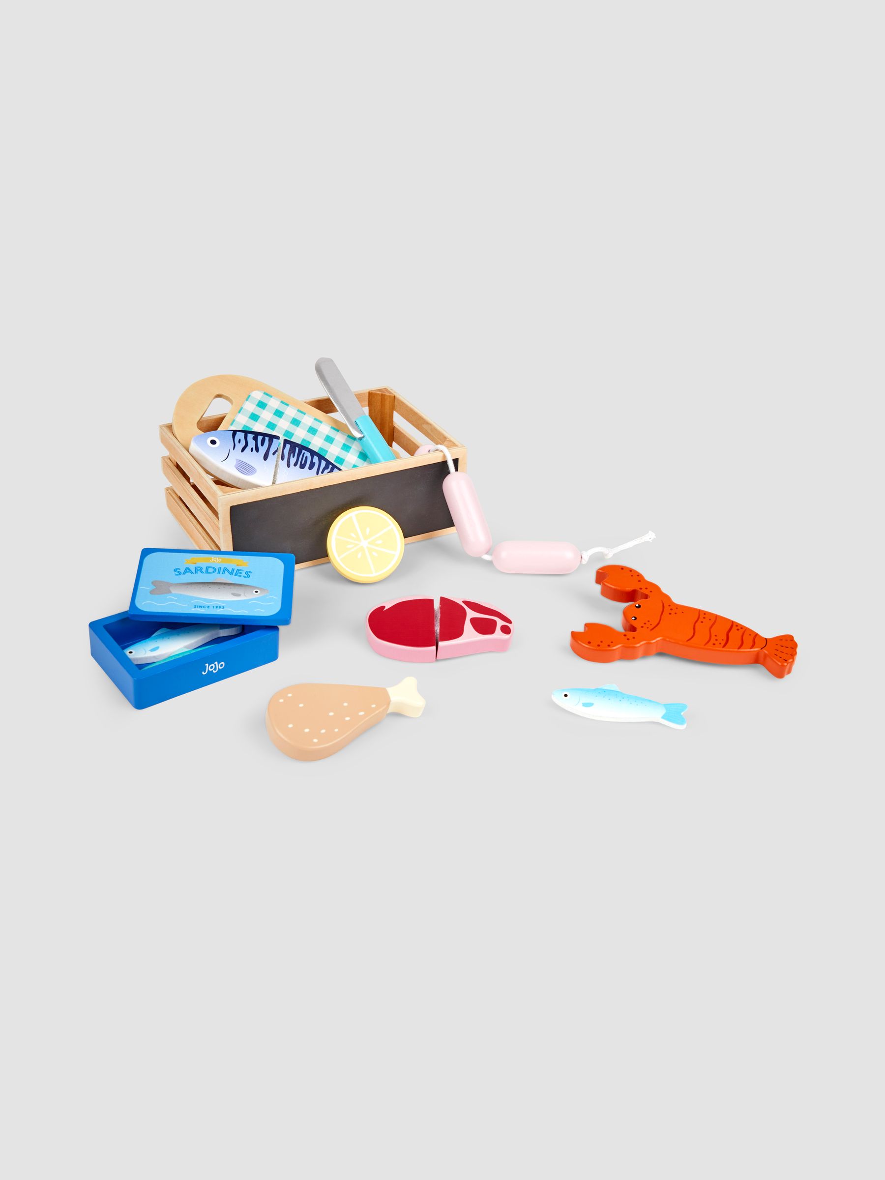 Blue Play Food Set - Image 4 of 9