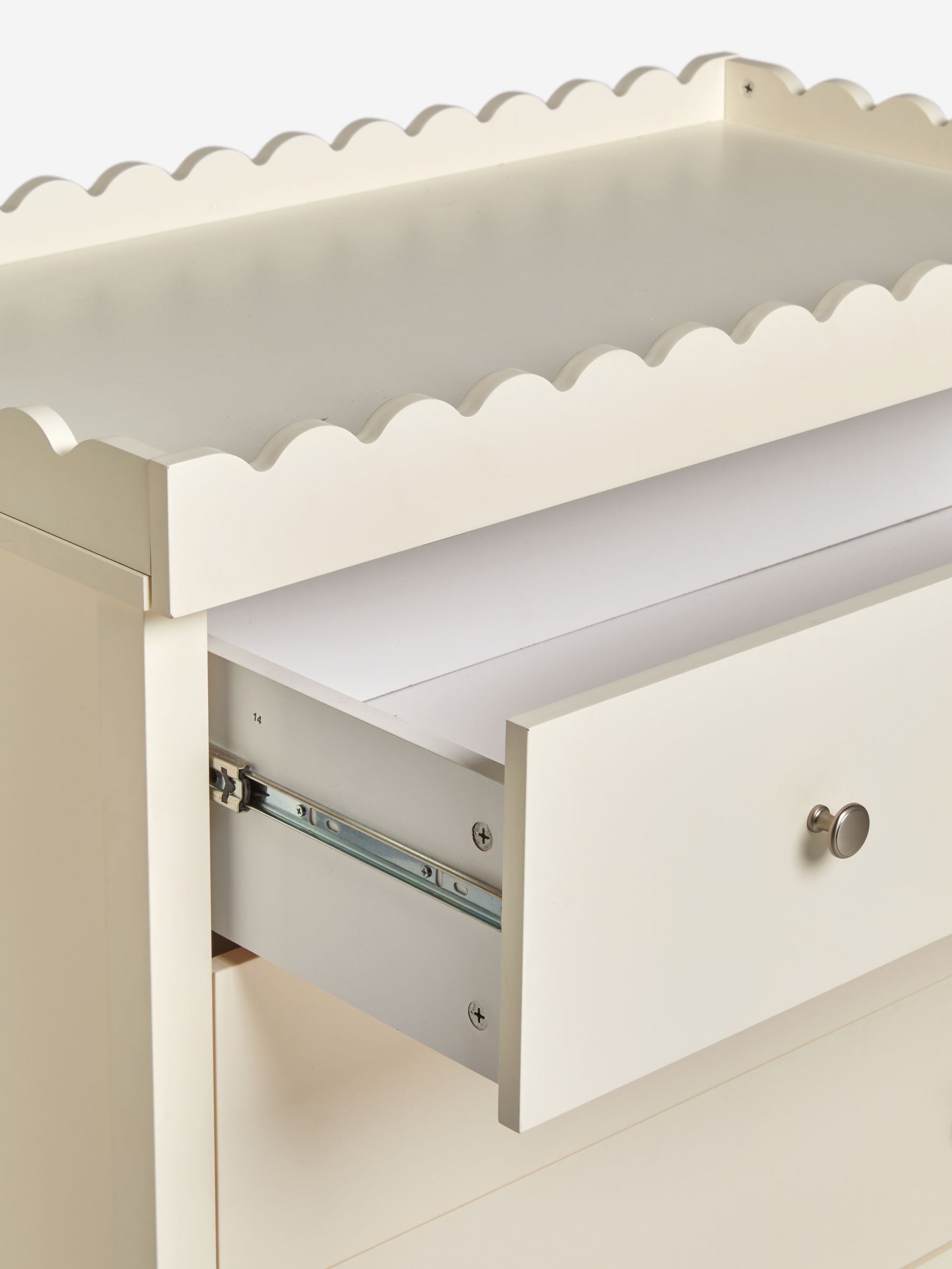 White Elodie Changing Table - Image 8 of 8