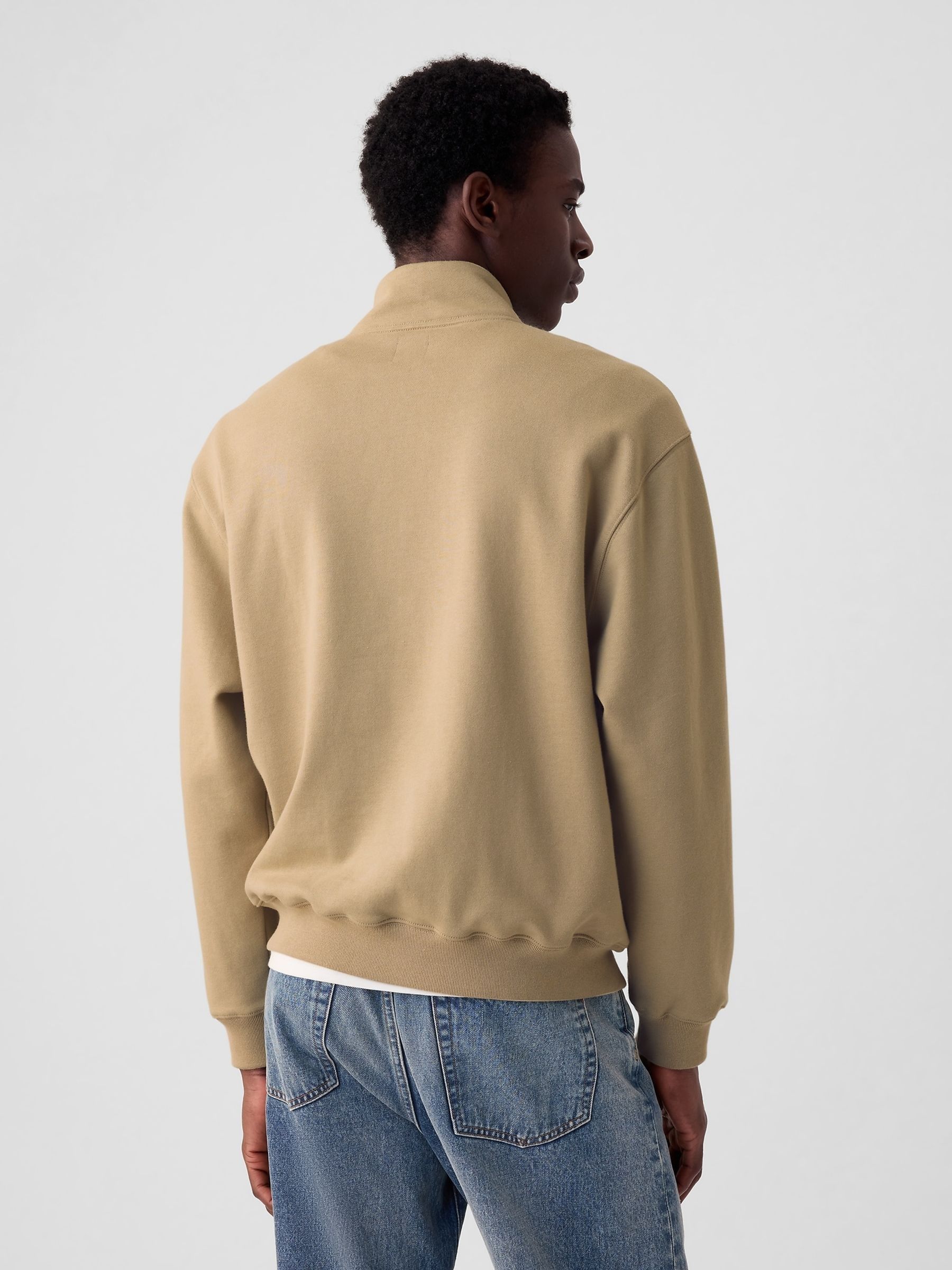 Neutral Logo Heavyweight Quarter Zip Jumper - Image 2 of 4