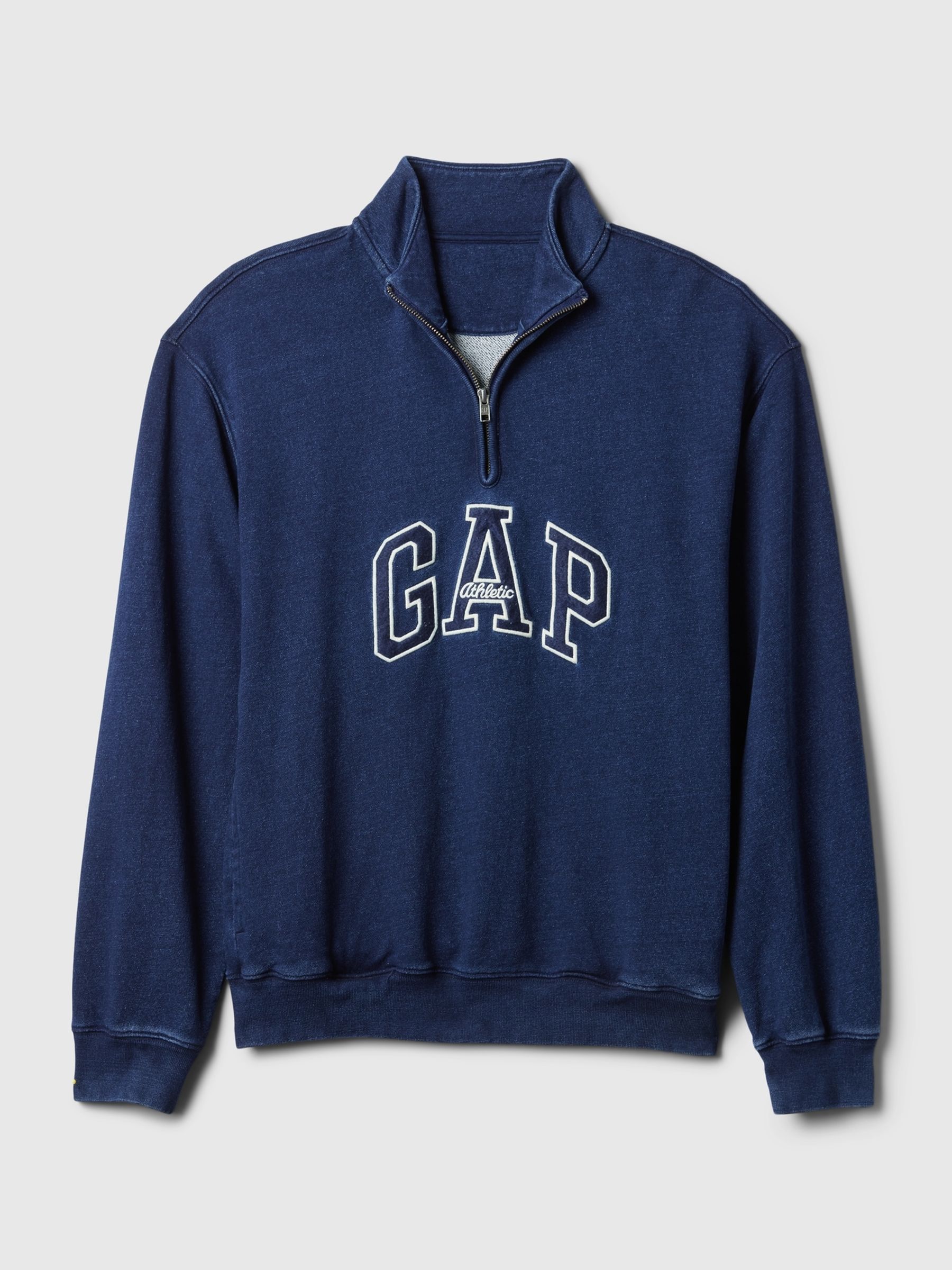 Blue Logo Heavyweight Quarter Zip Jumper - Image 5 of 5