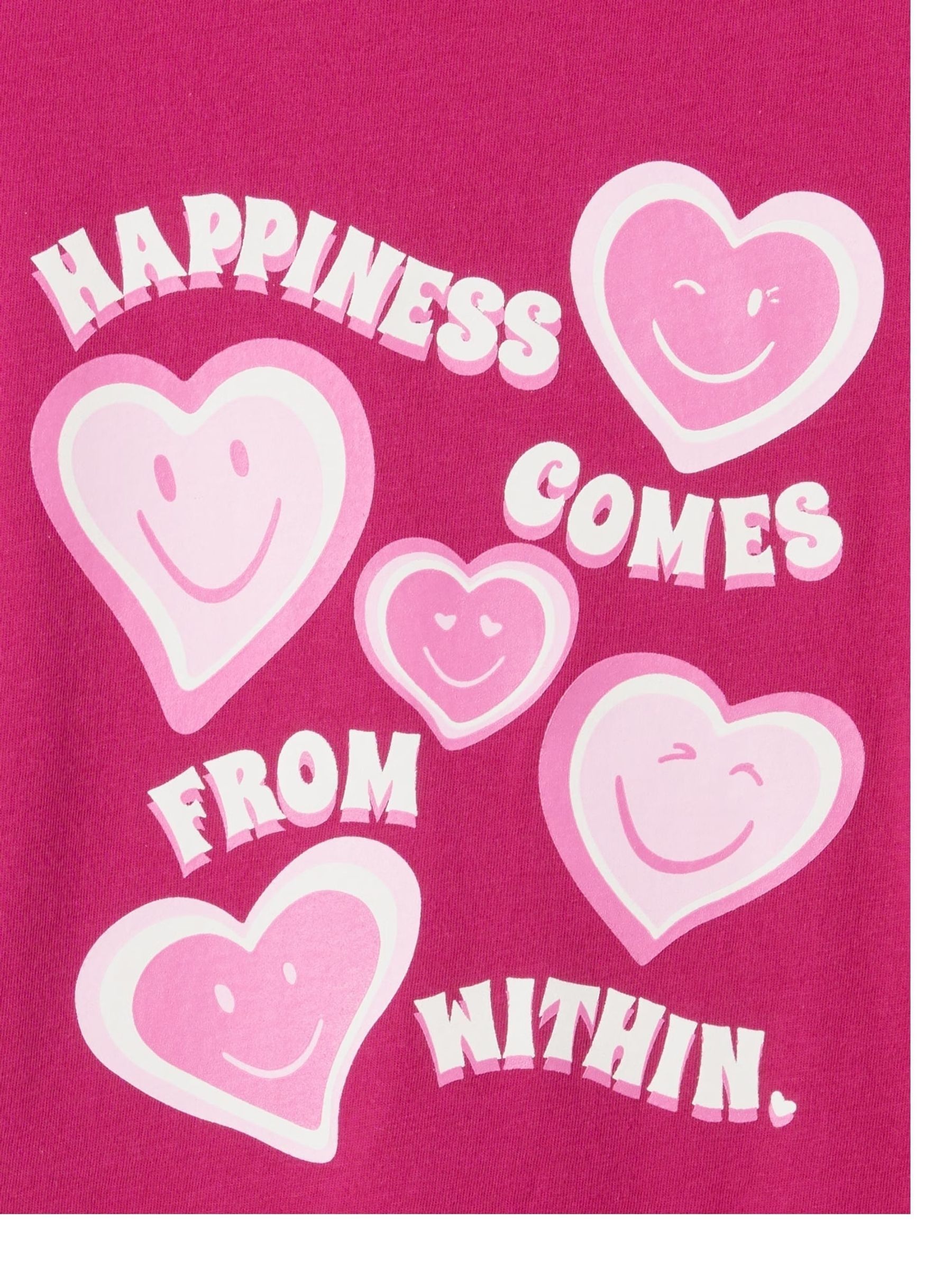 Pink Crew Neck Short Sleeve T-Shirt (4-13yrs) - Image 3 of 3
