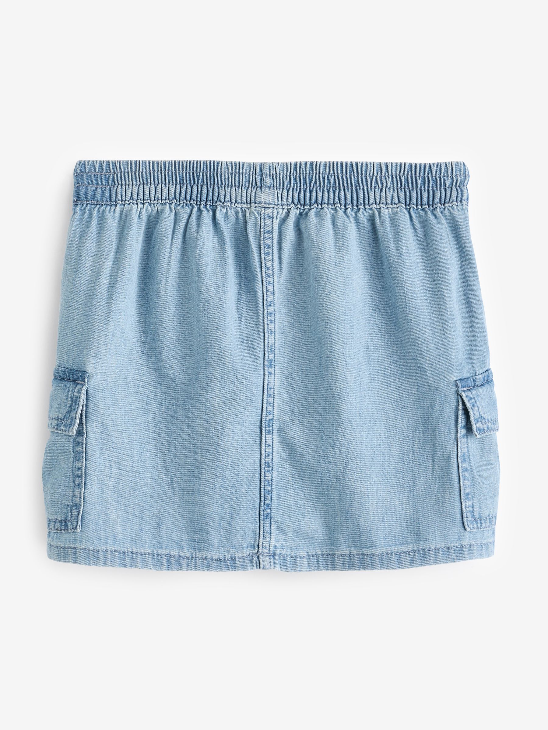 Blue Cargo Denim Skirt (4-13yrs) - Image 4 of 5