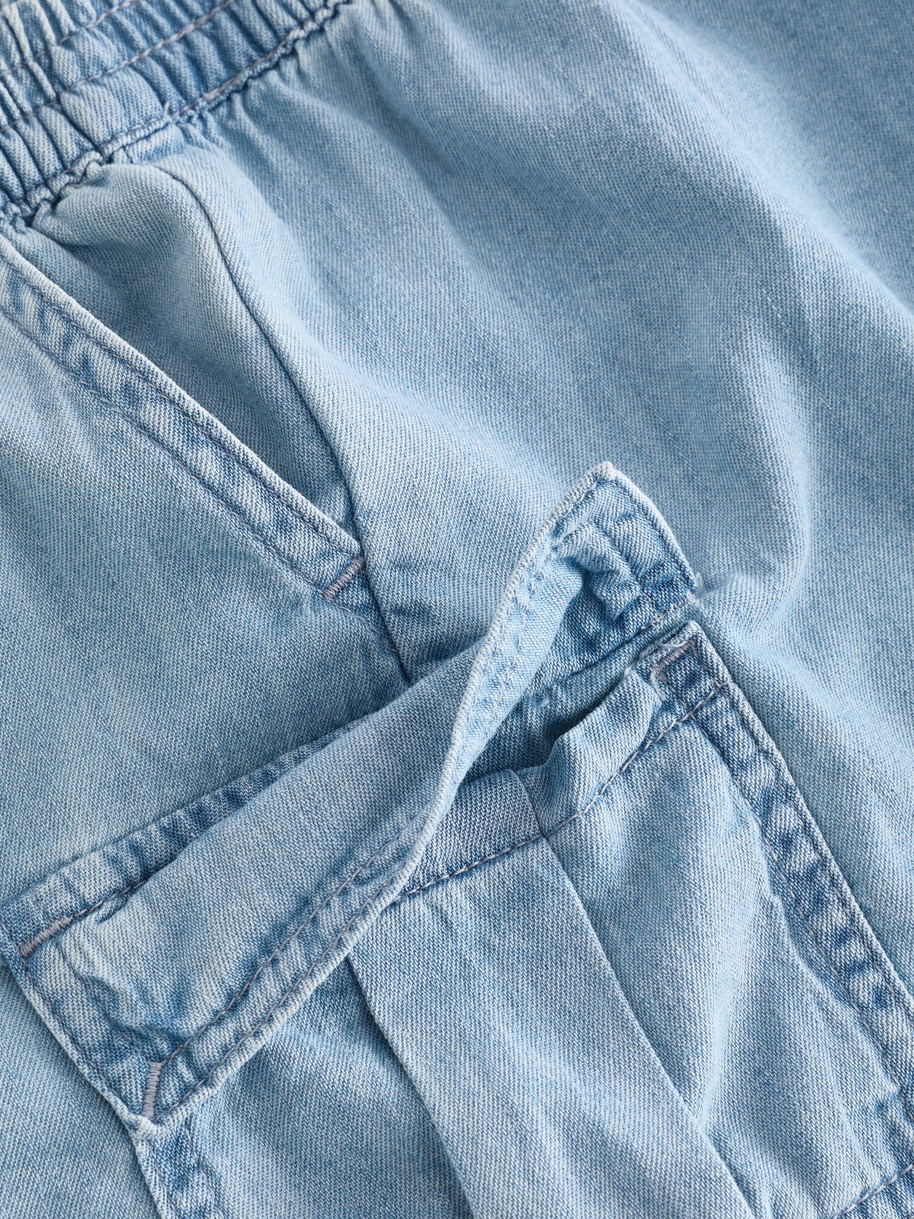Blue Cargo Denim Skirt (4-13yrs) - Image 5 of 5