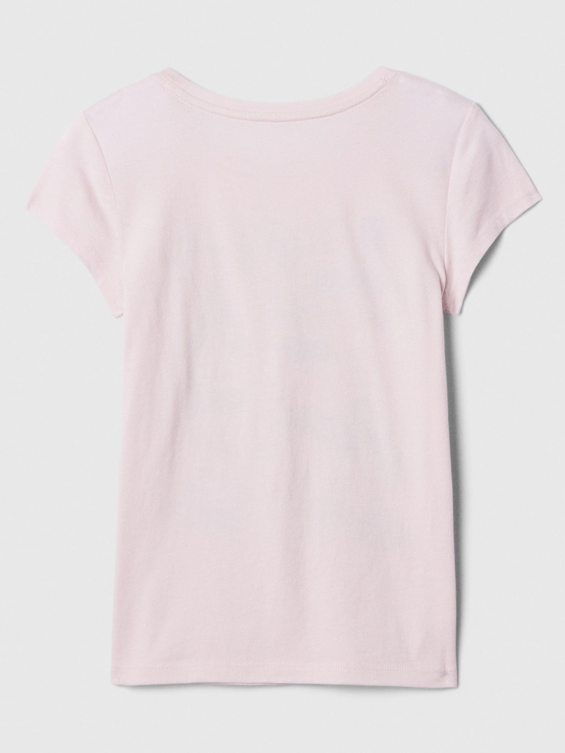 Pink Paris Crew Neck Short Sleeve T-Shirt (4-13yrs) - Image 2 of 2