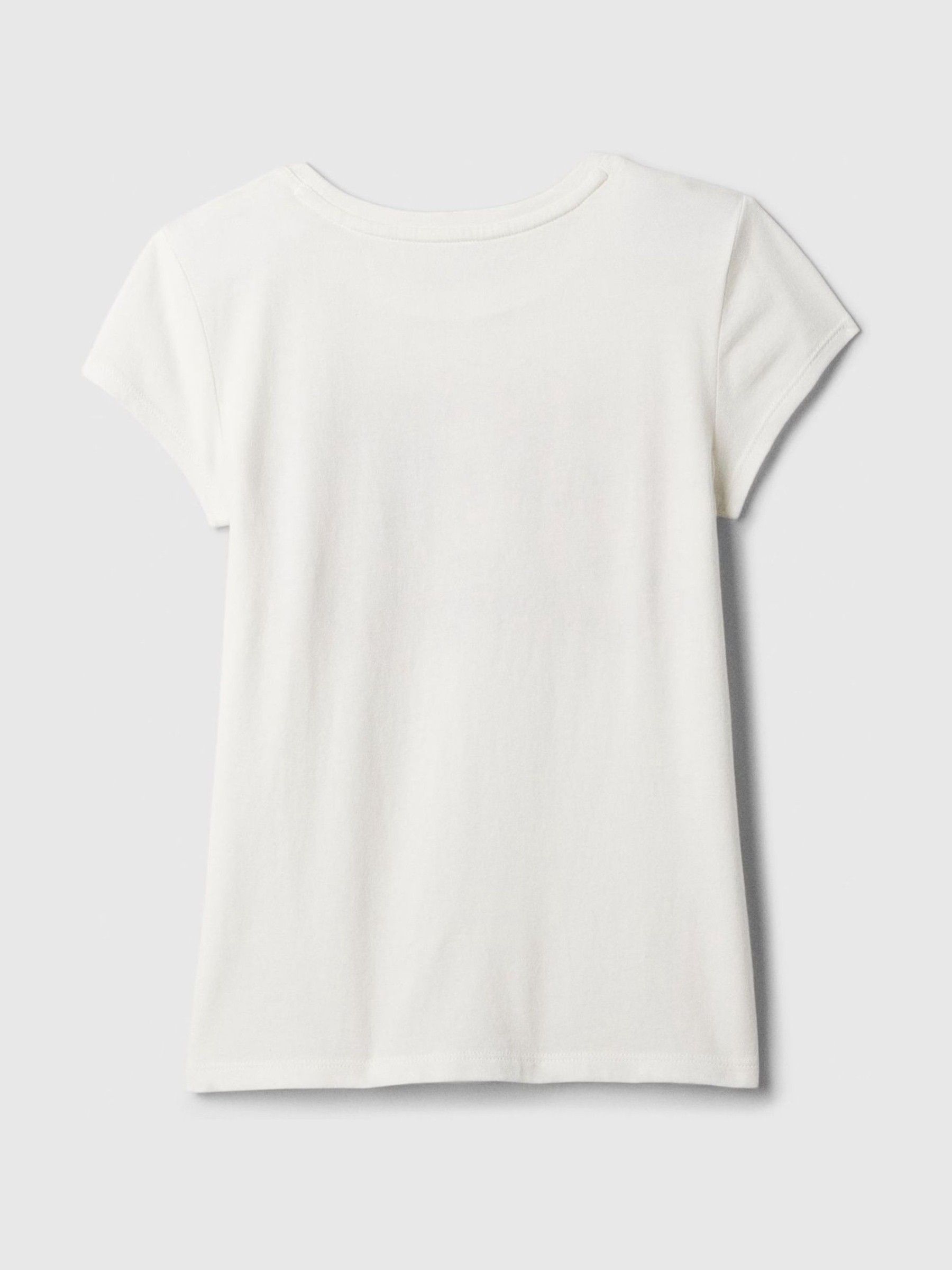 White Floral Cotton Graphic Short Sleeve T-Shirt (4-13yrs) - Image 2 of 2