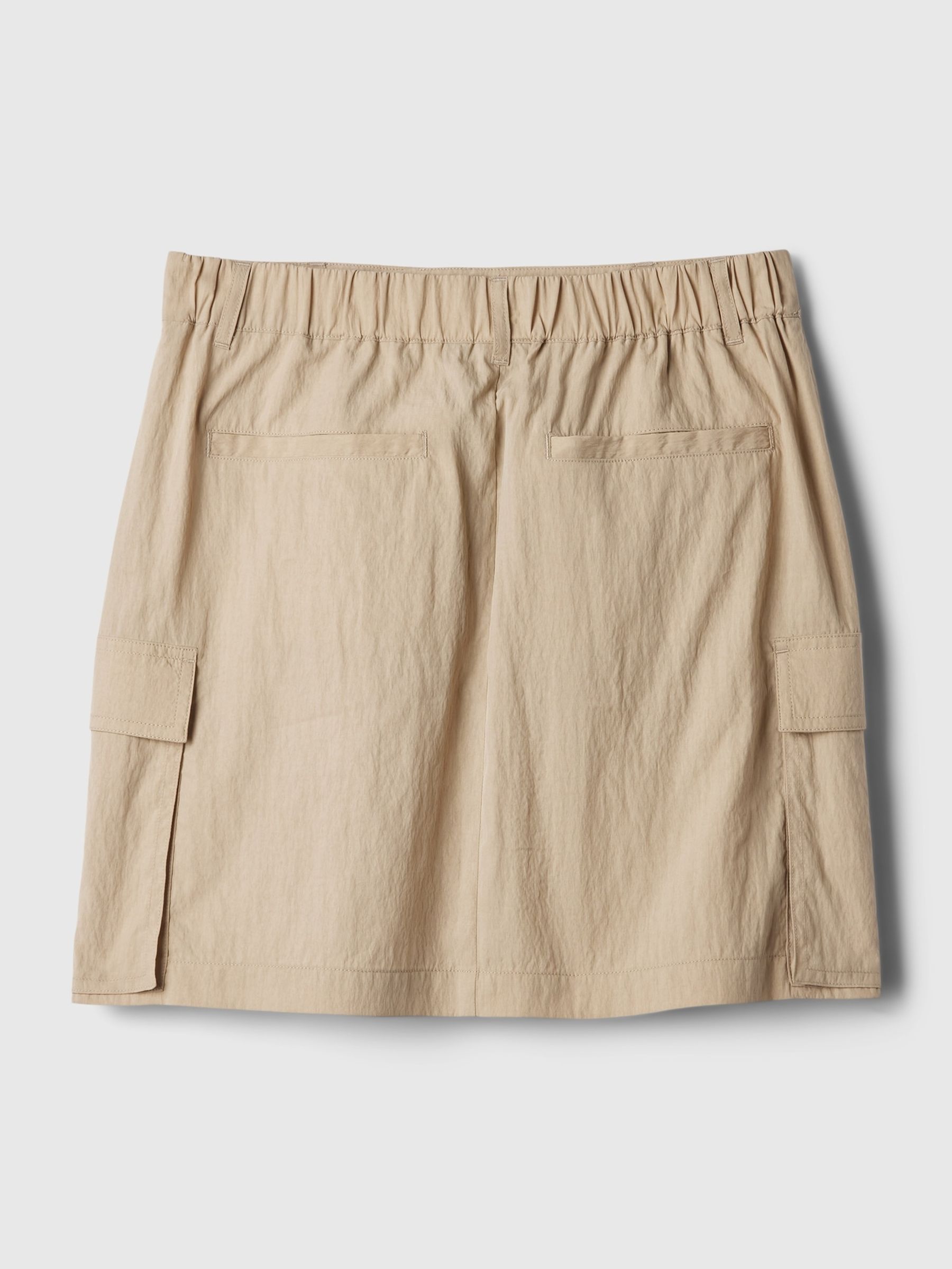 Beige Utility Mini Skirt - Image 3 of 4
