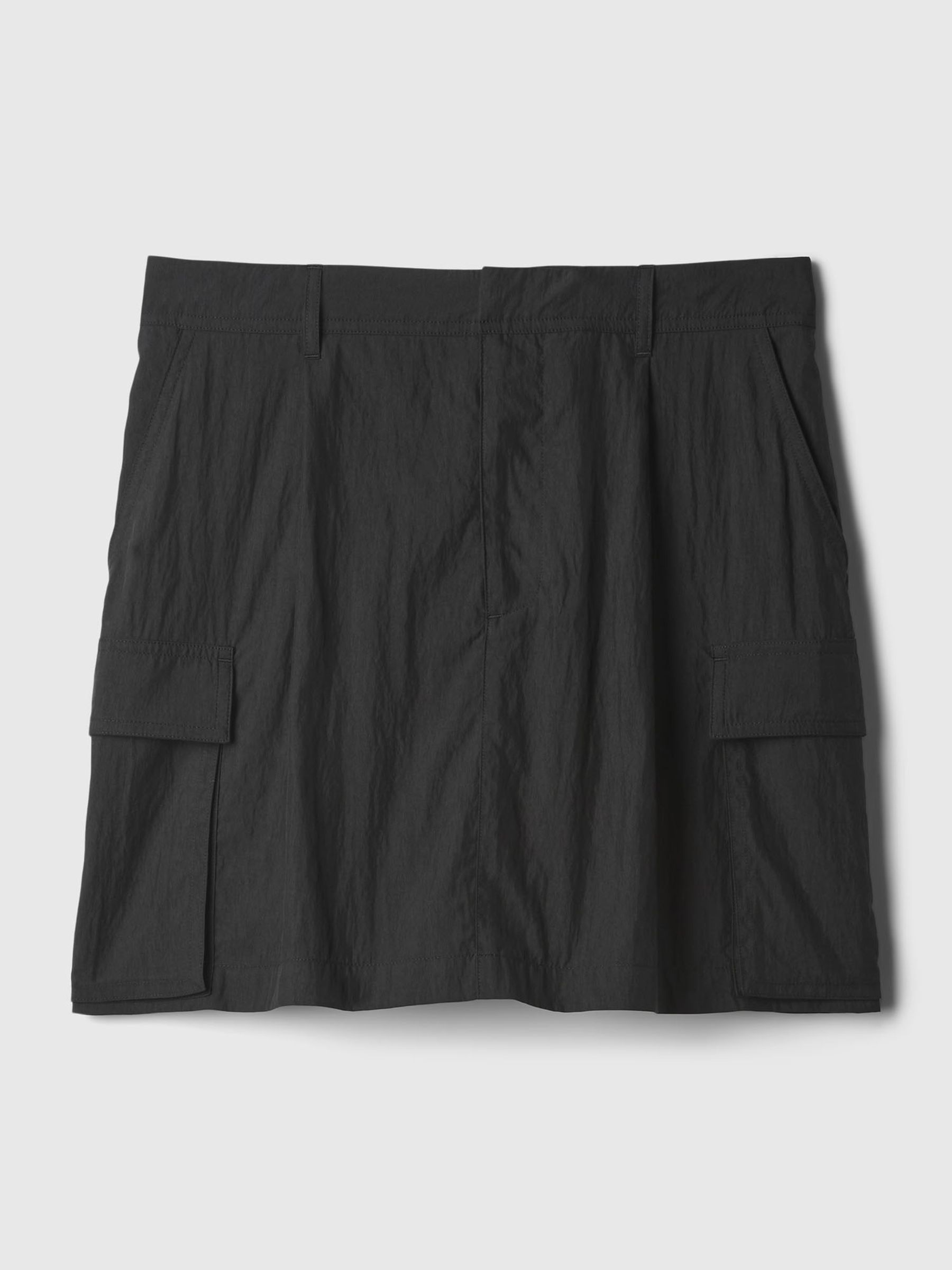Black Utility Mini Skirt - Image 3 of 3