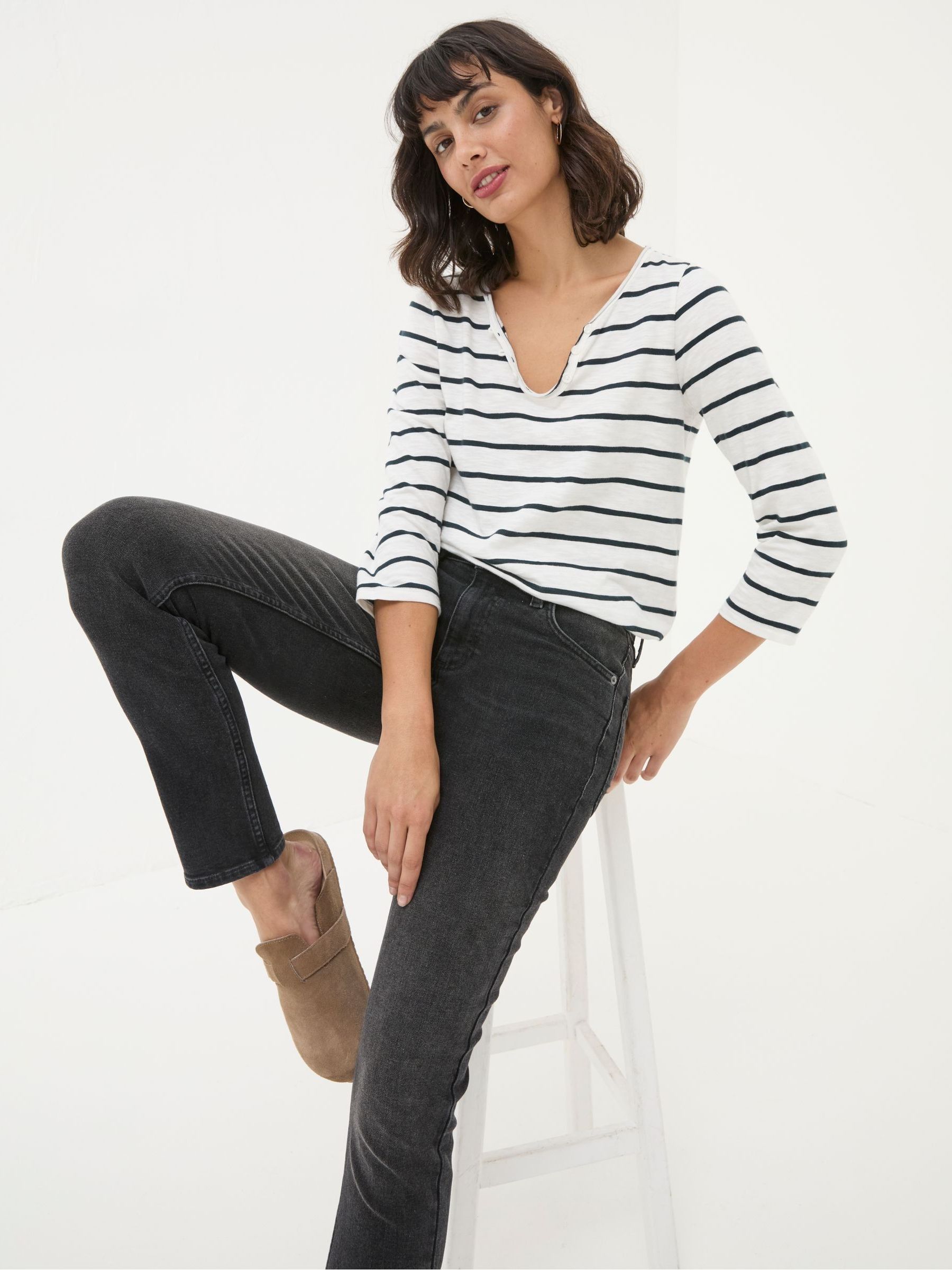 Sway Washed Black Slim Jeans - Image 4 of 6