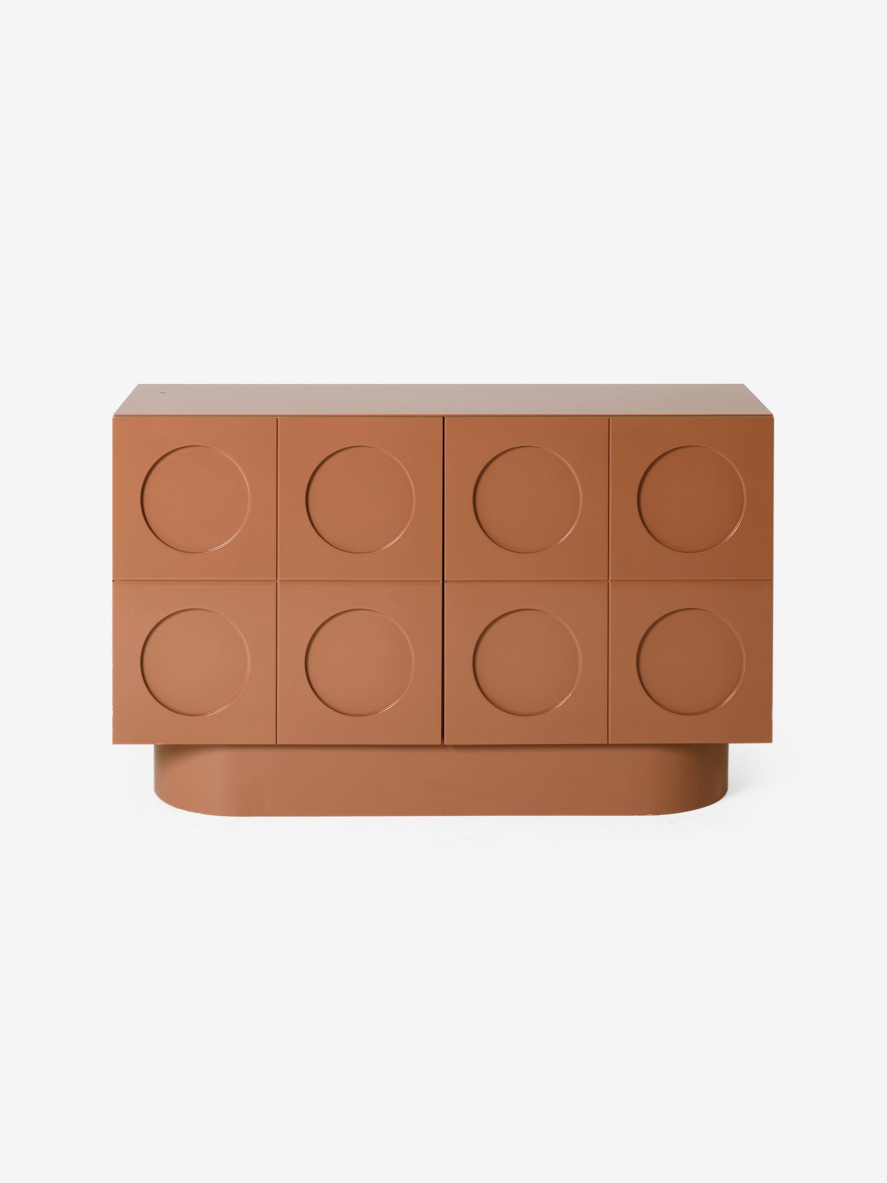 Henri Low Small Sideboard in Orange - Image 3 of 4