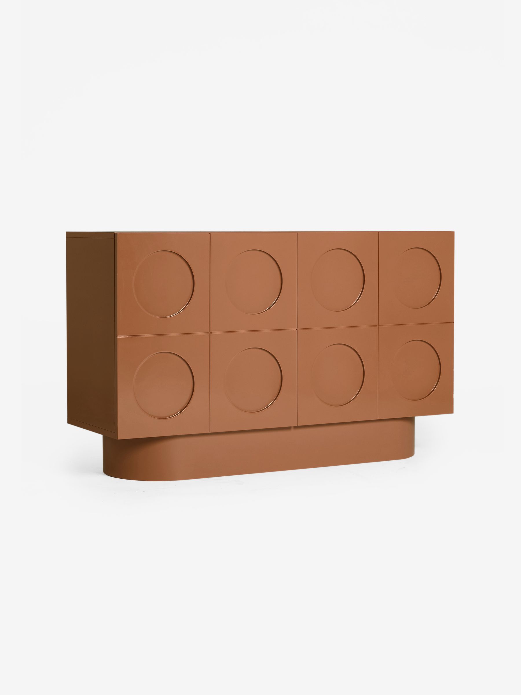 Henri Low Small Sideboard in Orange - Image 4 of 4