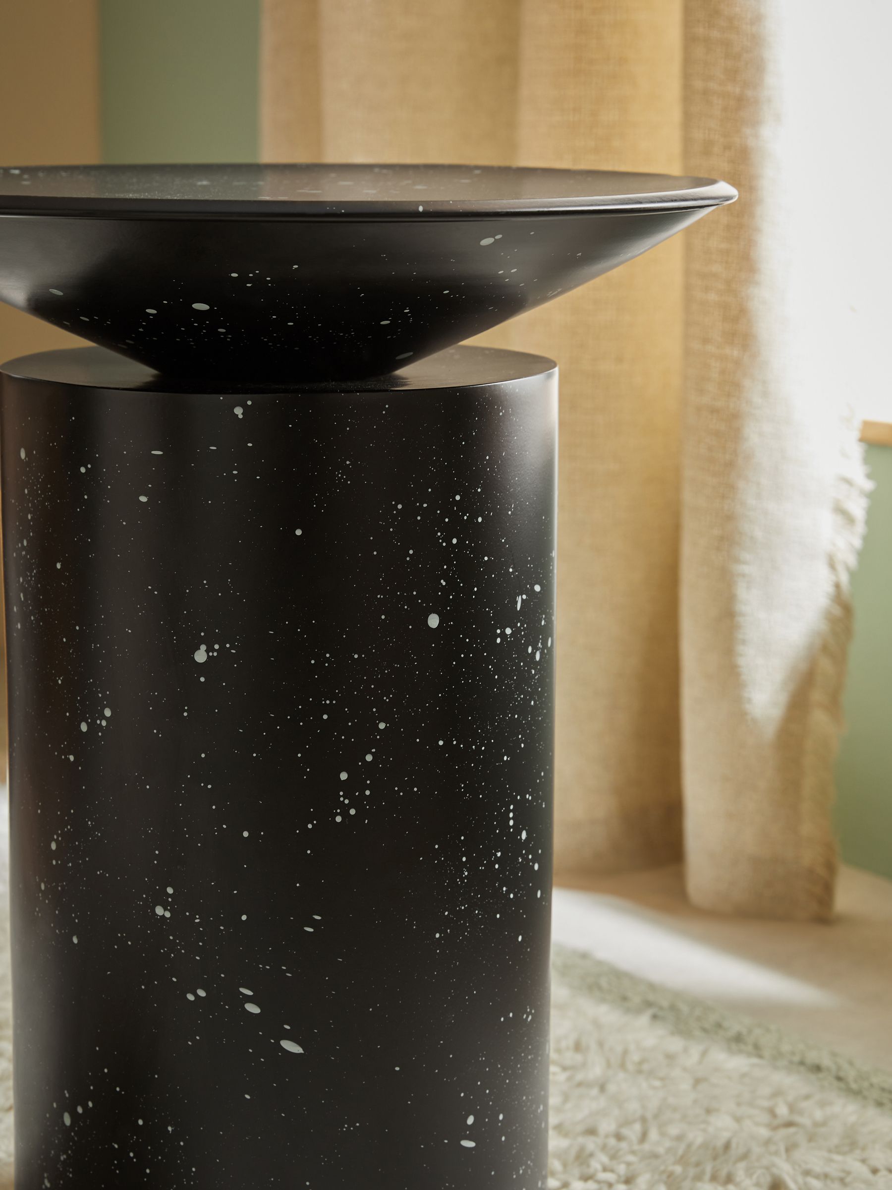 Bava Side Table in Black and White - Image 3 of 5