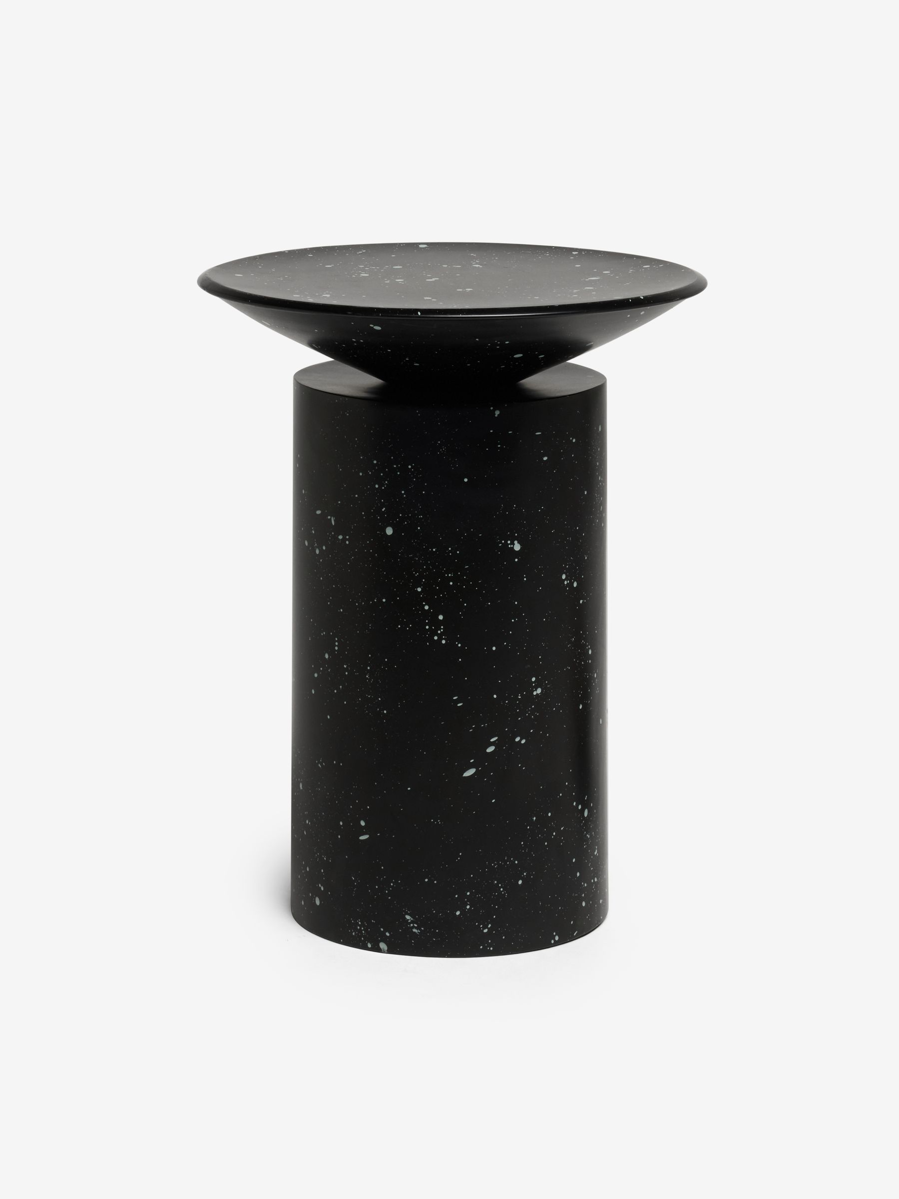 Bava Side Table in Black and White Metal - Image 6 of 6