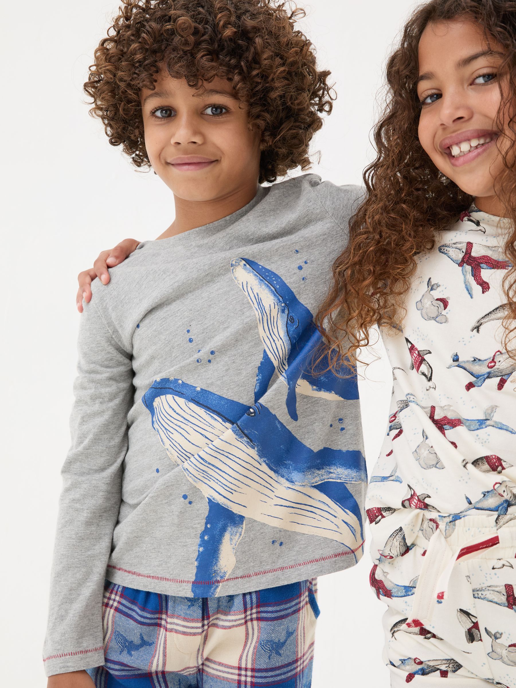 White Shelter Whale Pyjama Shorts Set - Image 5 of 6