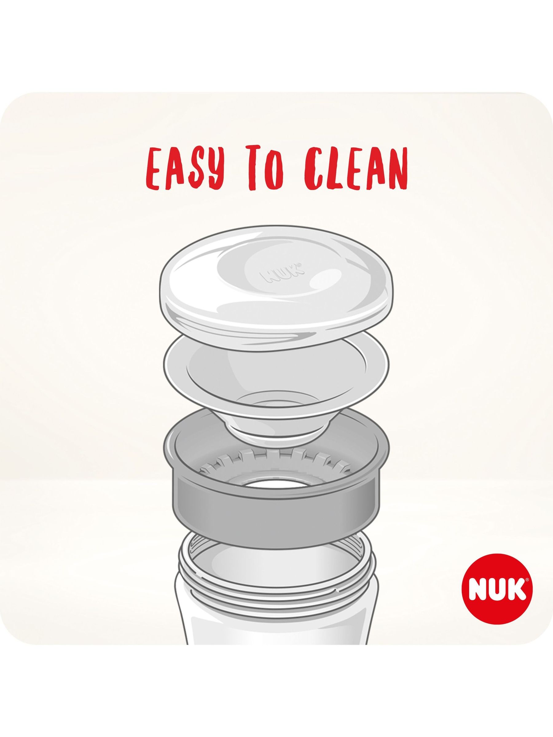 Green NUK Cat Magic Sippy Cup - Image 3 of 6