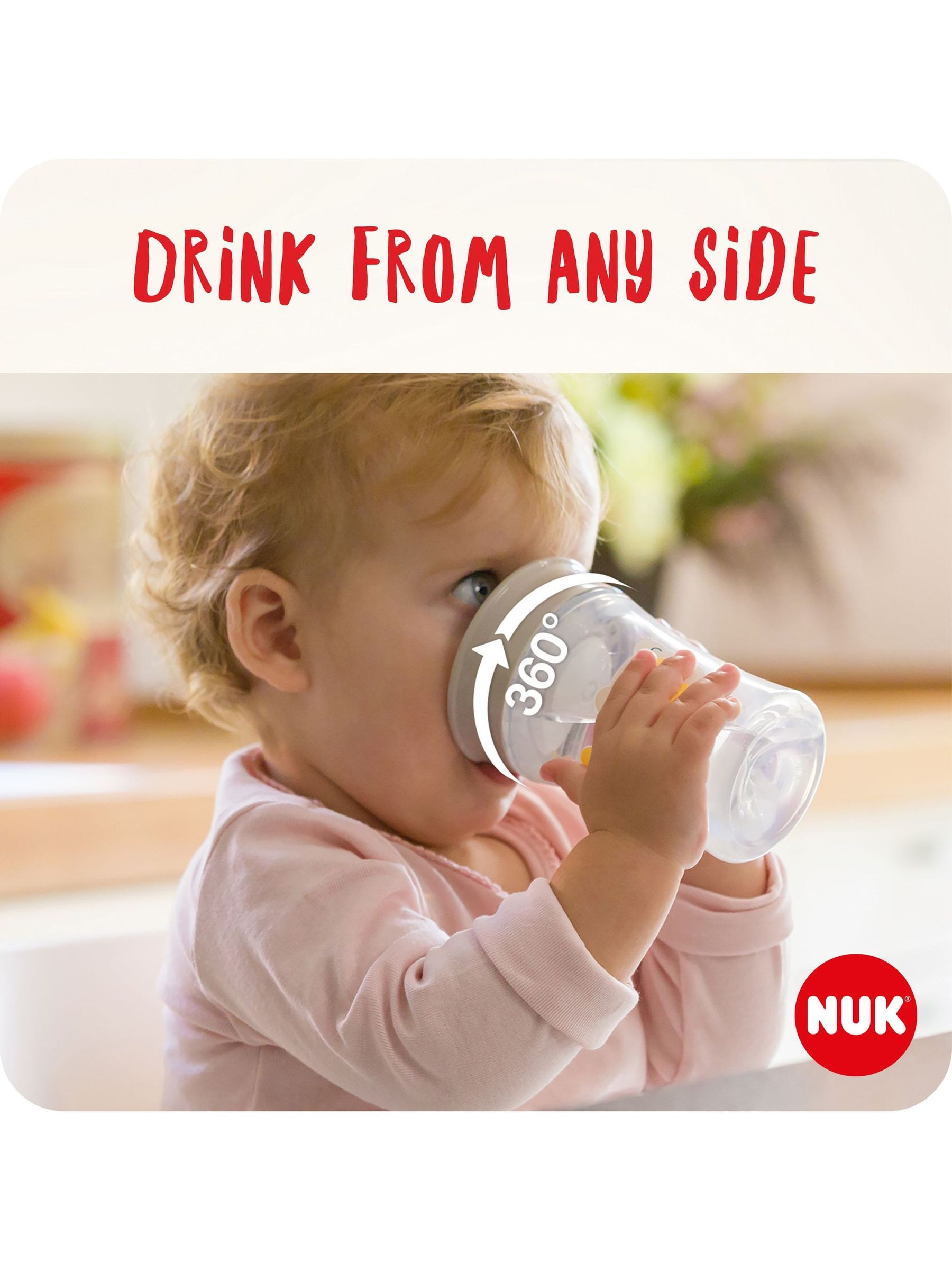 Green NUK Cat Magic Sippy Cup - Image 4 of 6