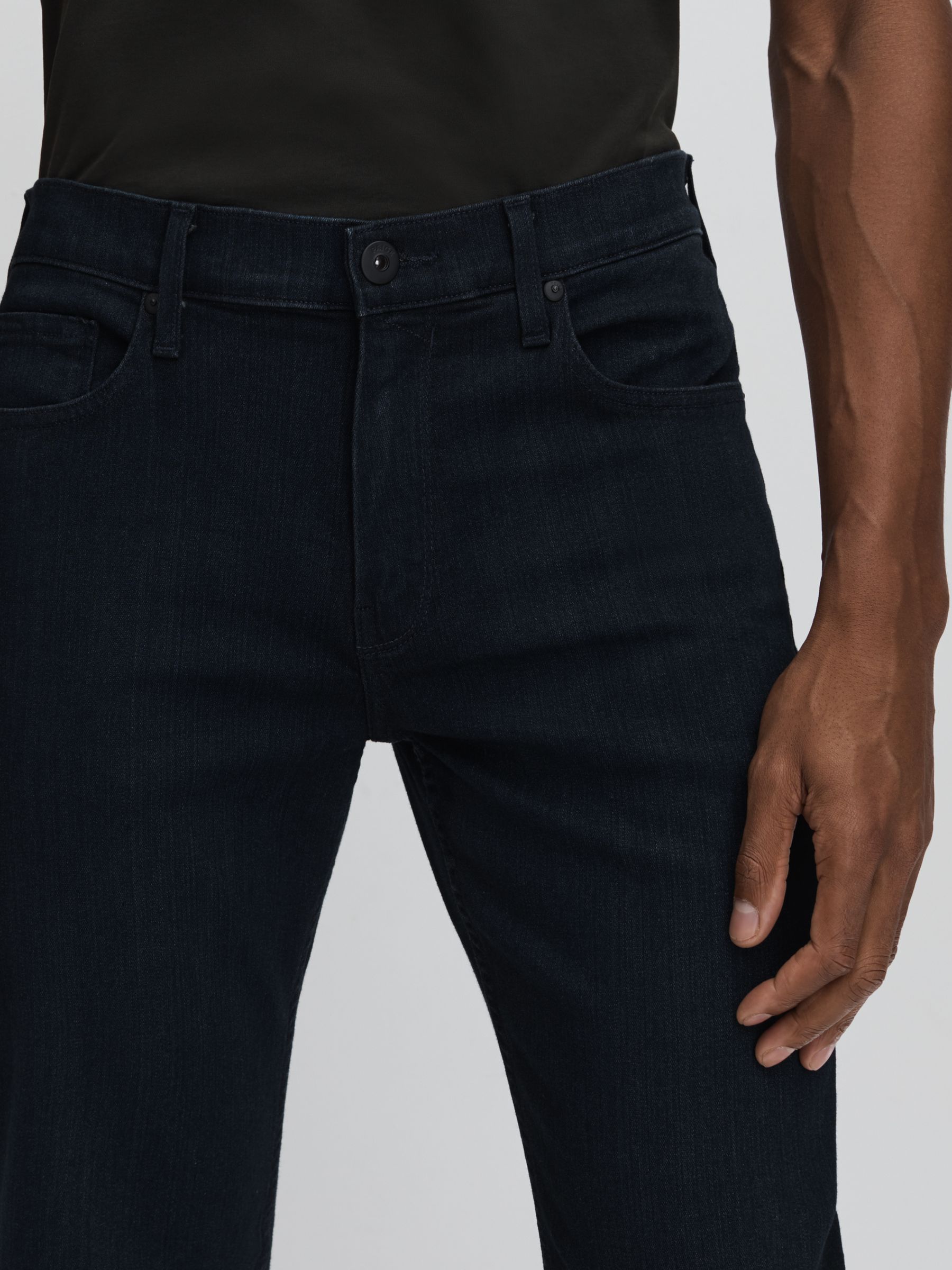 Straight Leg Jeans in Ink - image 4