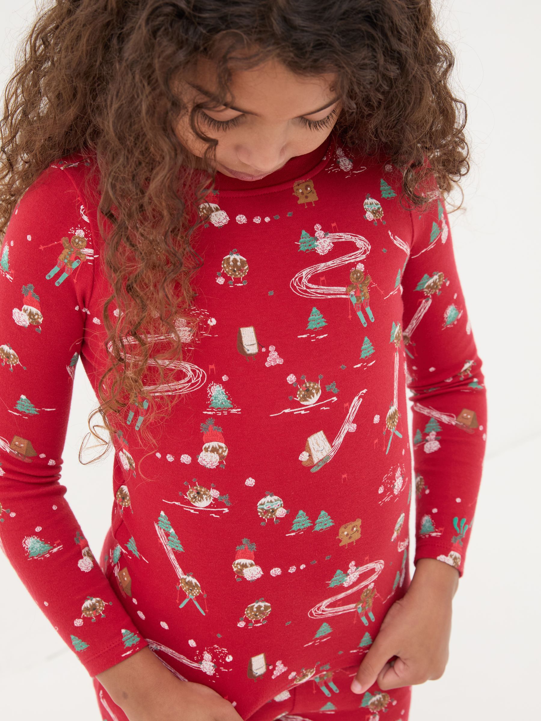 Red Christmas Print Pyjama Set - Image 5 of 6