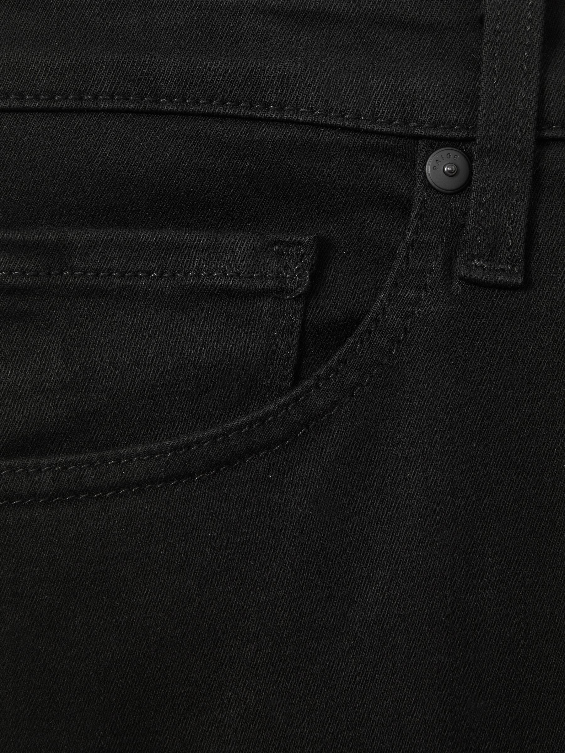 Paige Straight Leg Jeans in Black Shadow - Image 6 of 6