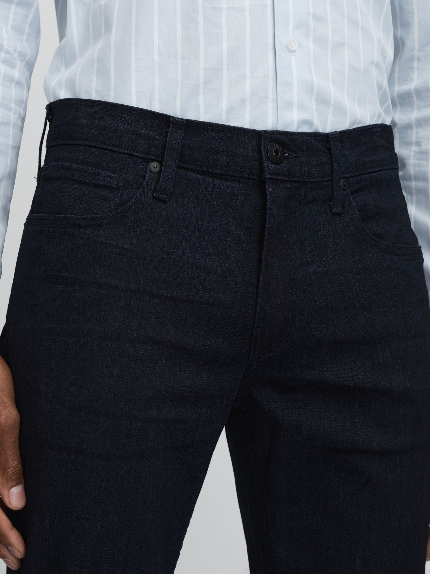 Paige Slim Fit Jeans in Inkwell - Image 3 of 6