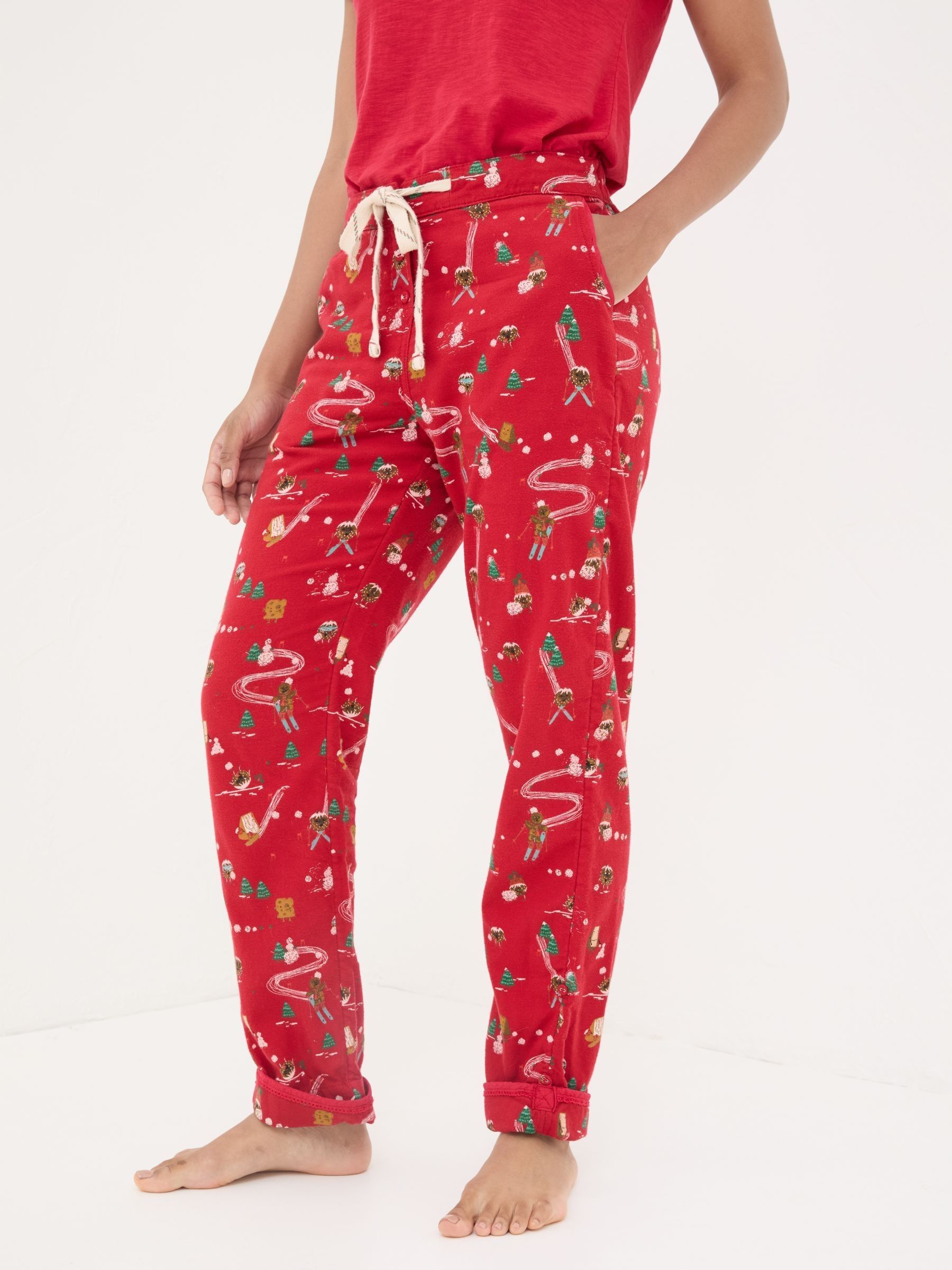 Christmas Eva Red Food Pyjama Bottoms - Image 1 of 7