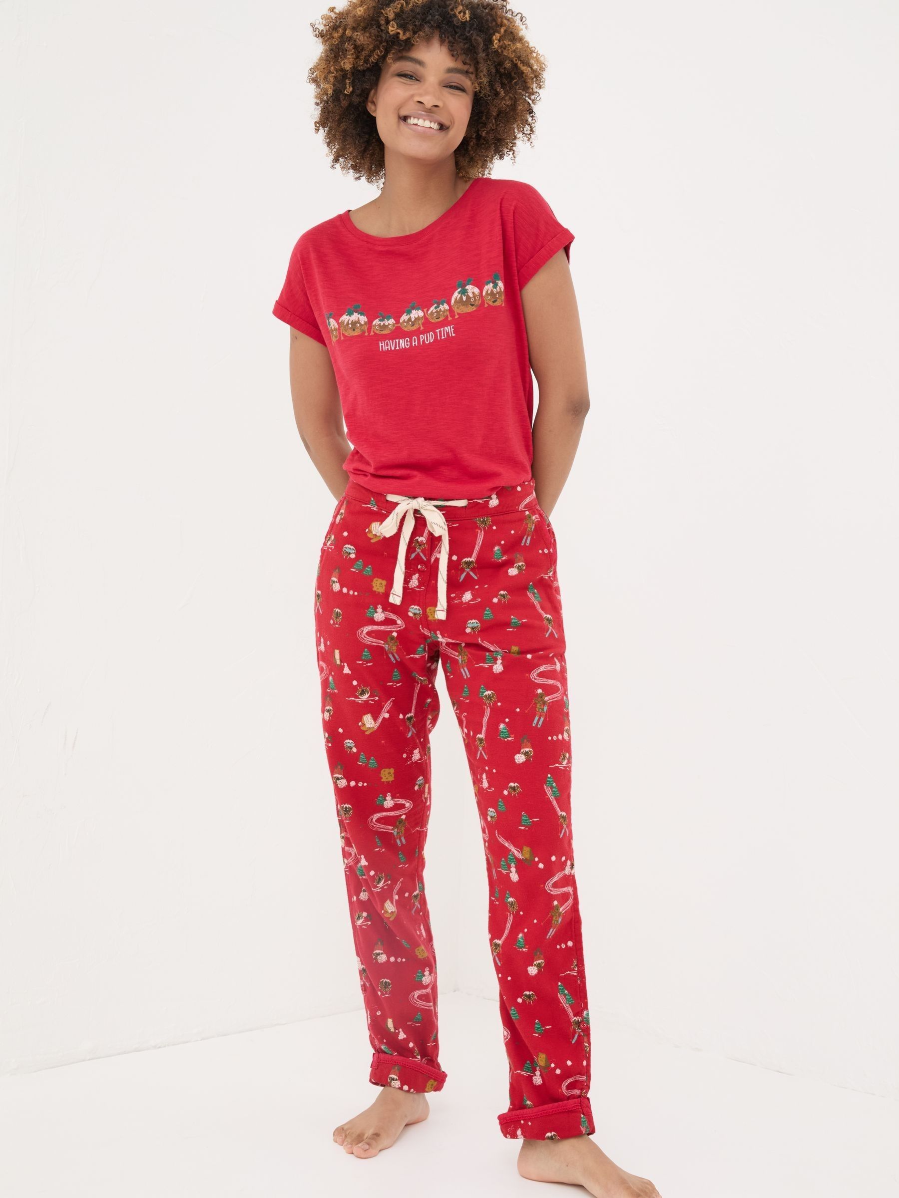 Christmas Eva Red Food Pyjama Bottoms - Image 2 of 7