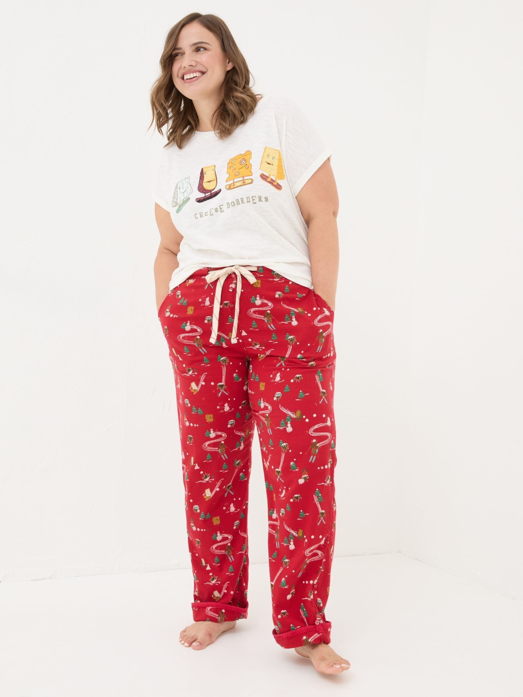 Christmas Eva Red Food Pyjama Bottoms - Image 5 of 7