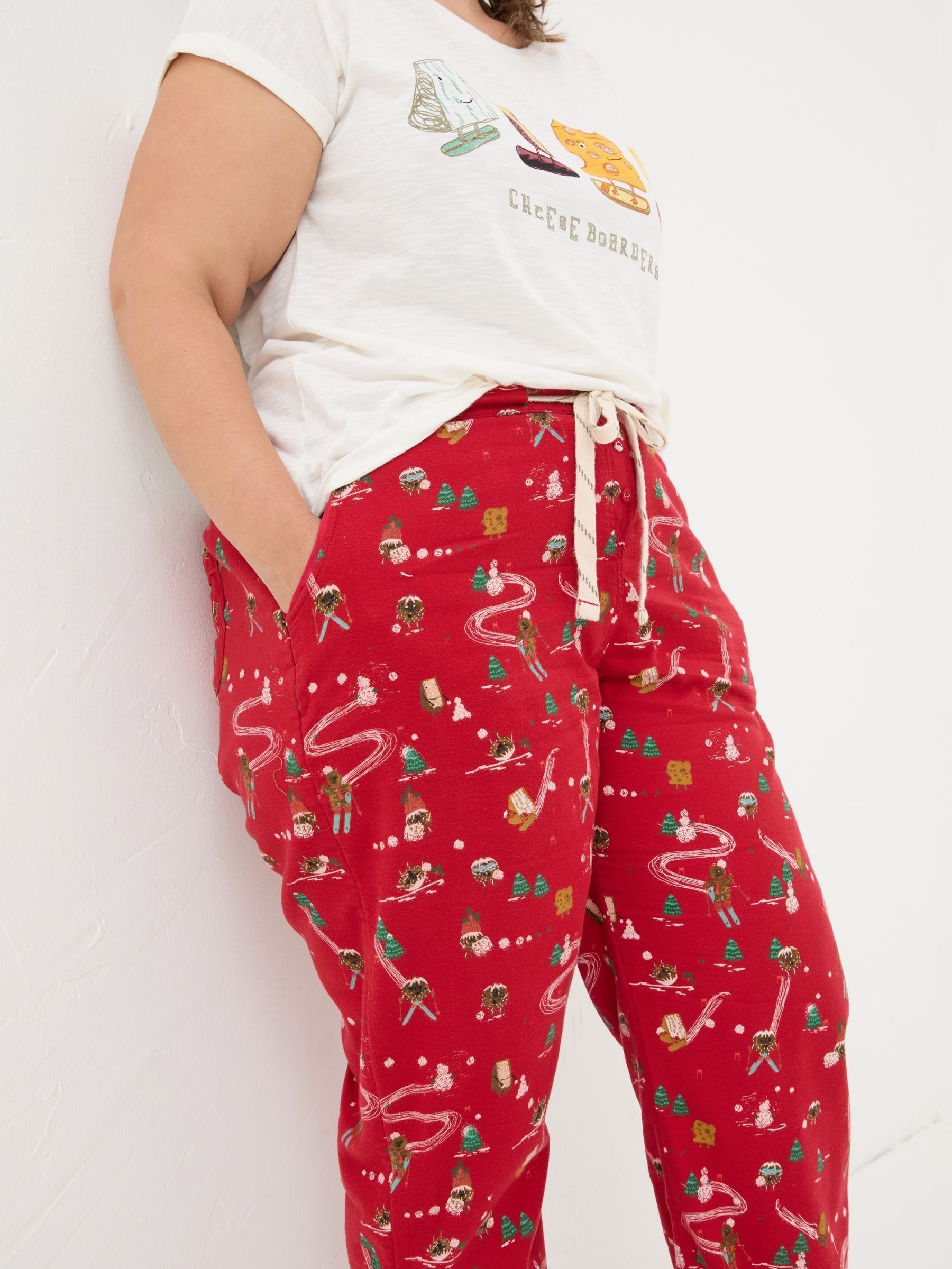 Christmas Eva Red Food Pyjama Bottoms - Image 7 of 7