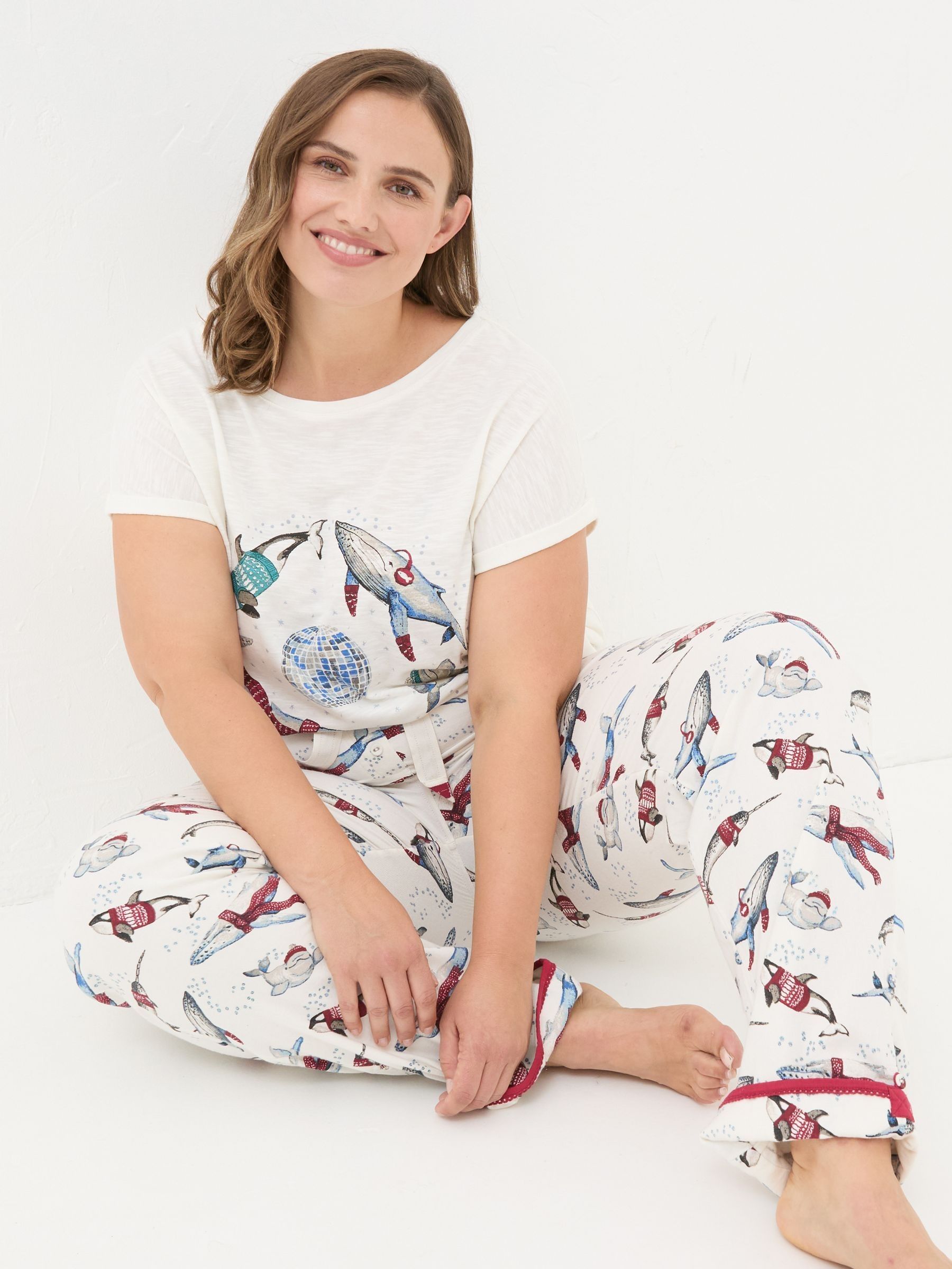 Shelter Eva Ivory Pyjama Bottoms - Image 4 of 9