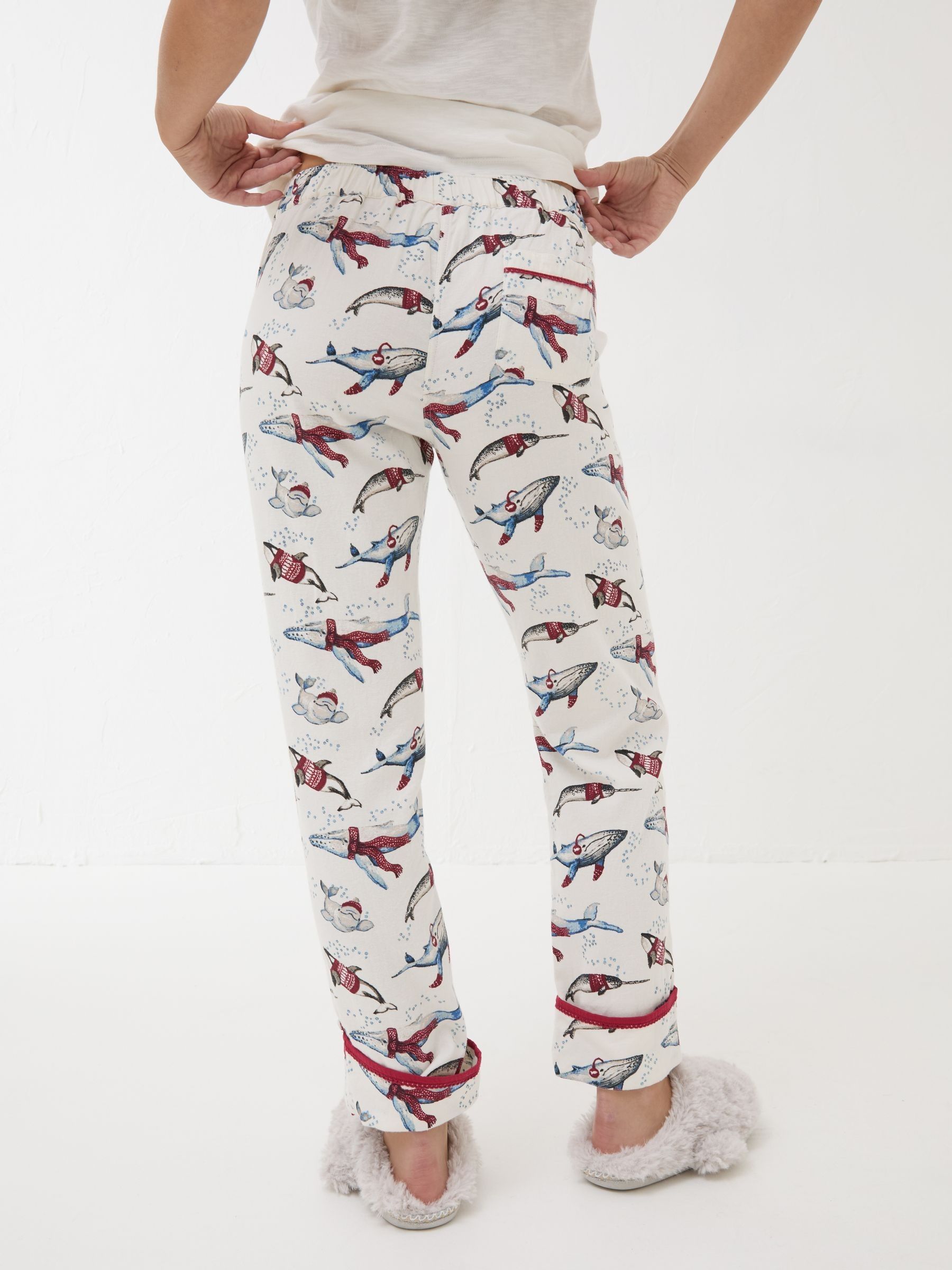 Shelter Eva Ivory Pyjama Bottoms - Image 6 of 9