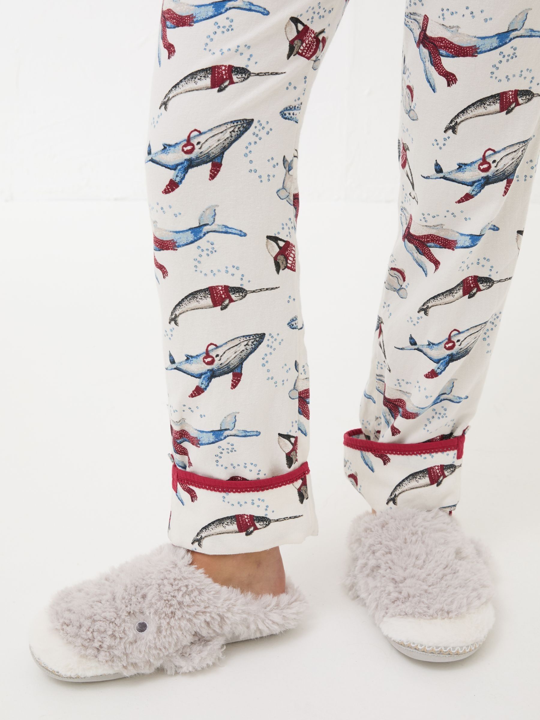 Shelter Eva Ivory Pyjama Bottoms - Image 8 of 9