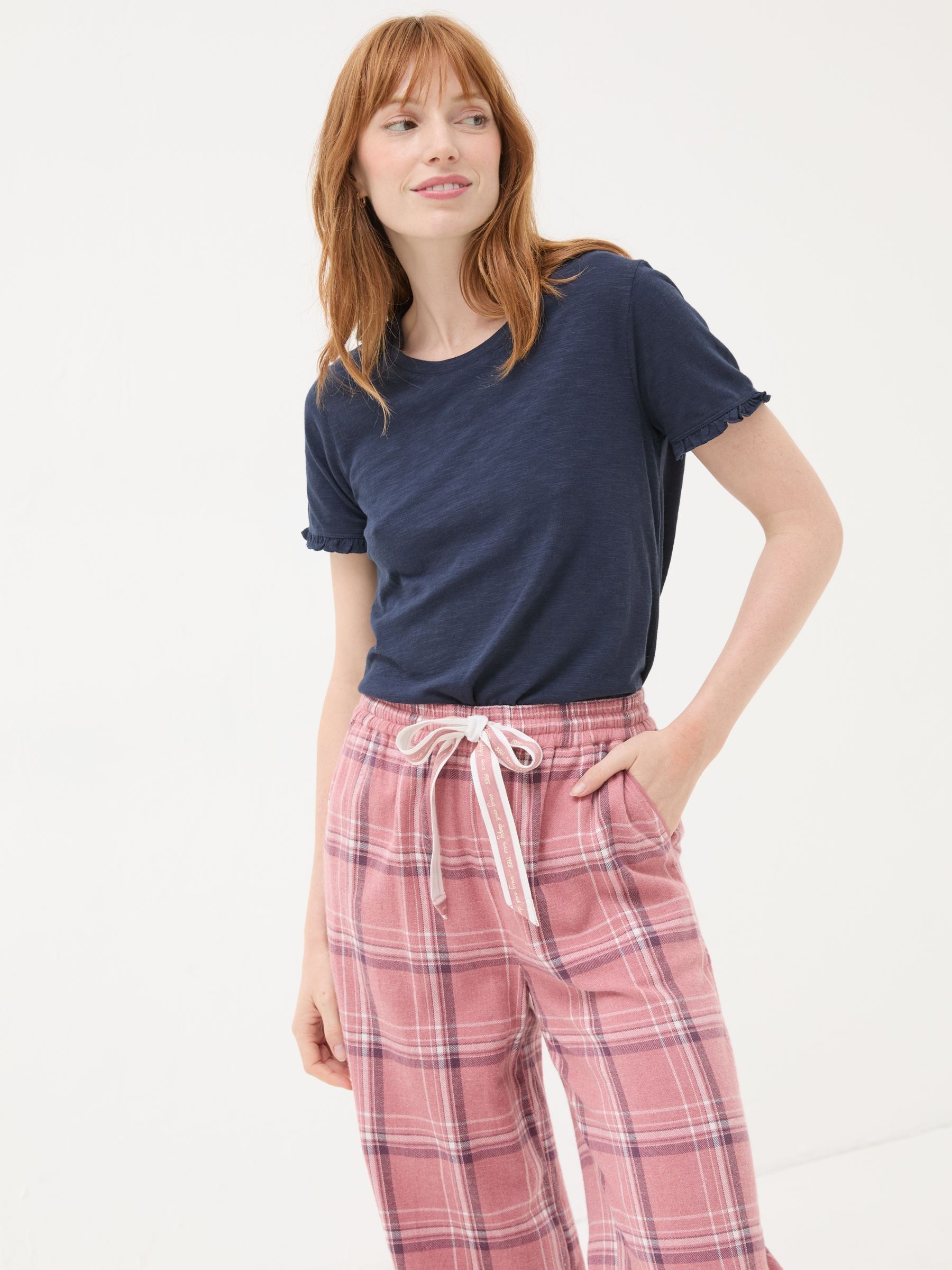 Felicity Navy Felicity Pyjama Top - Image 1 of 5