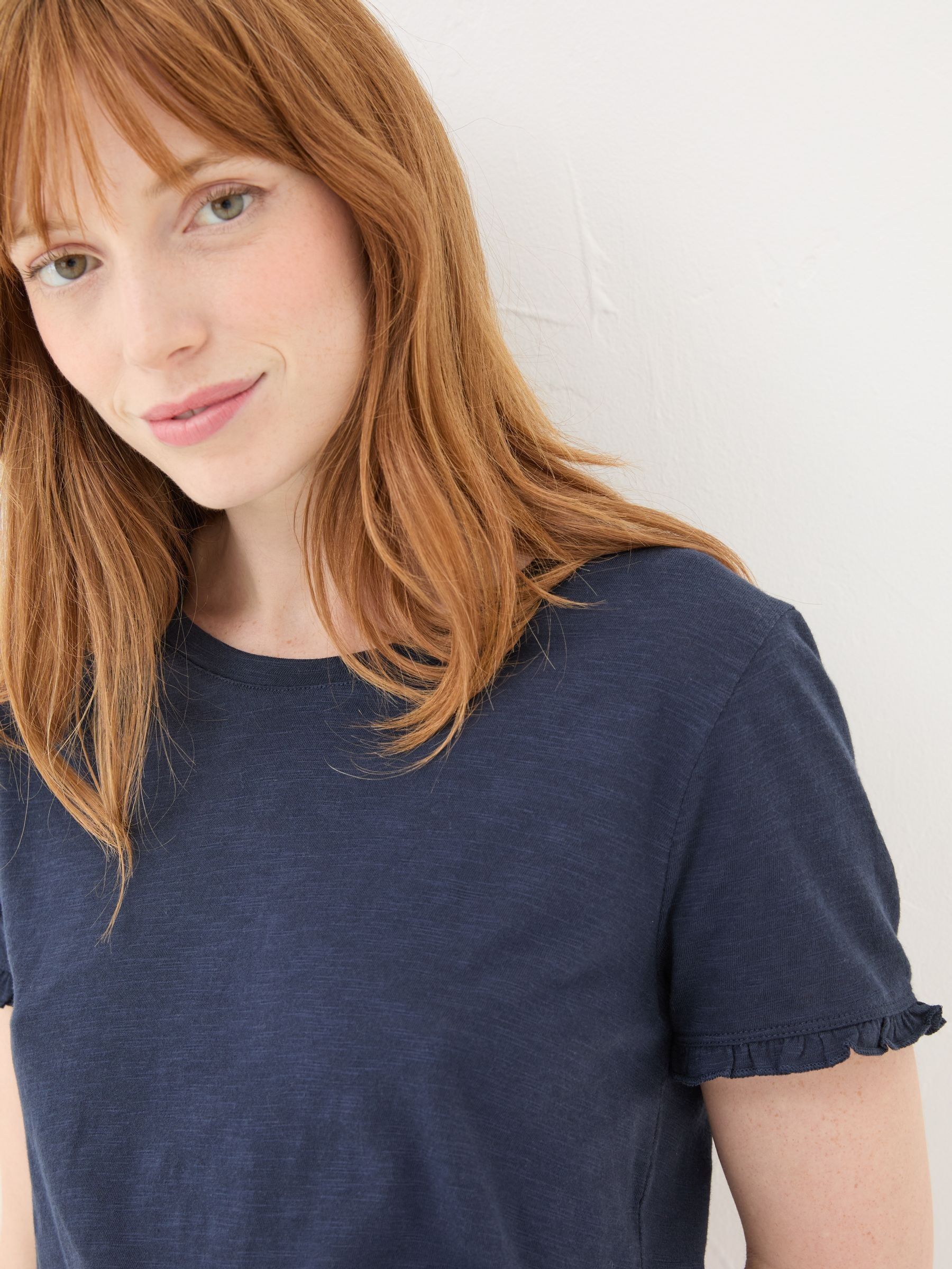 Felicity Navy Felicity Pyjama Top - Image 3 of 5