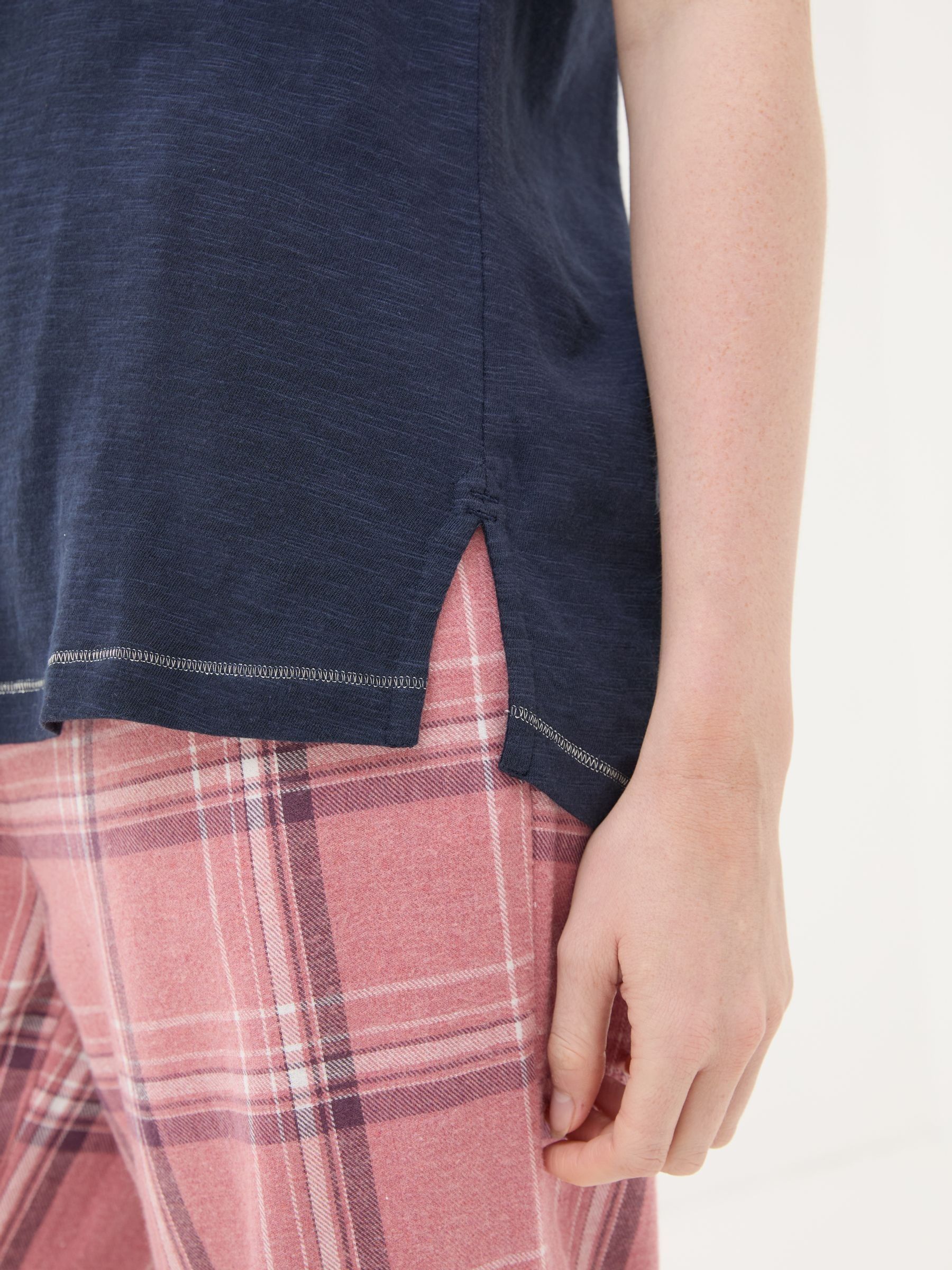 Felicity Navy Felicity Pyjama Top - Image 4 of 5