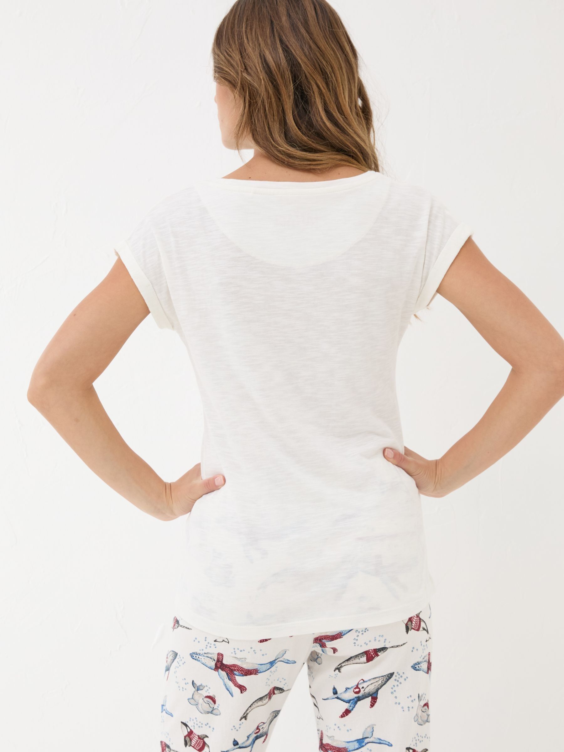 Shelter Ivory Wyn Pyjama Top - Image 2 of 4