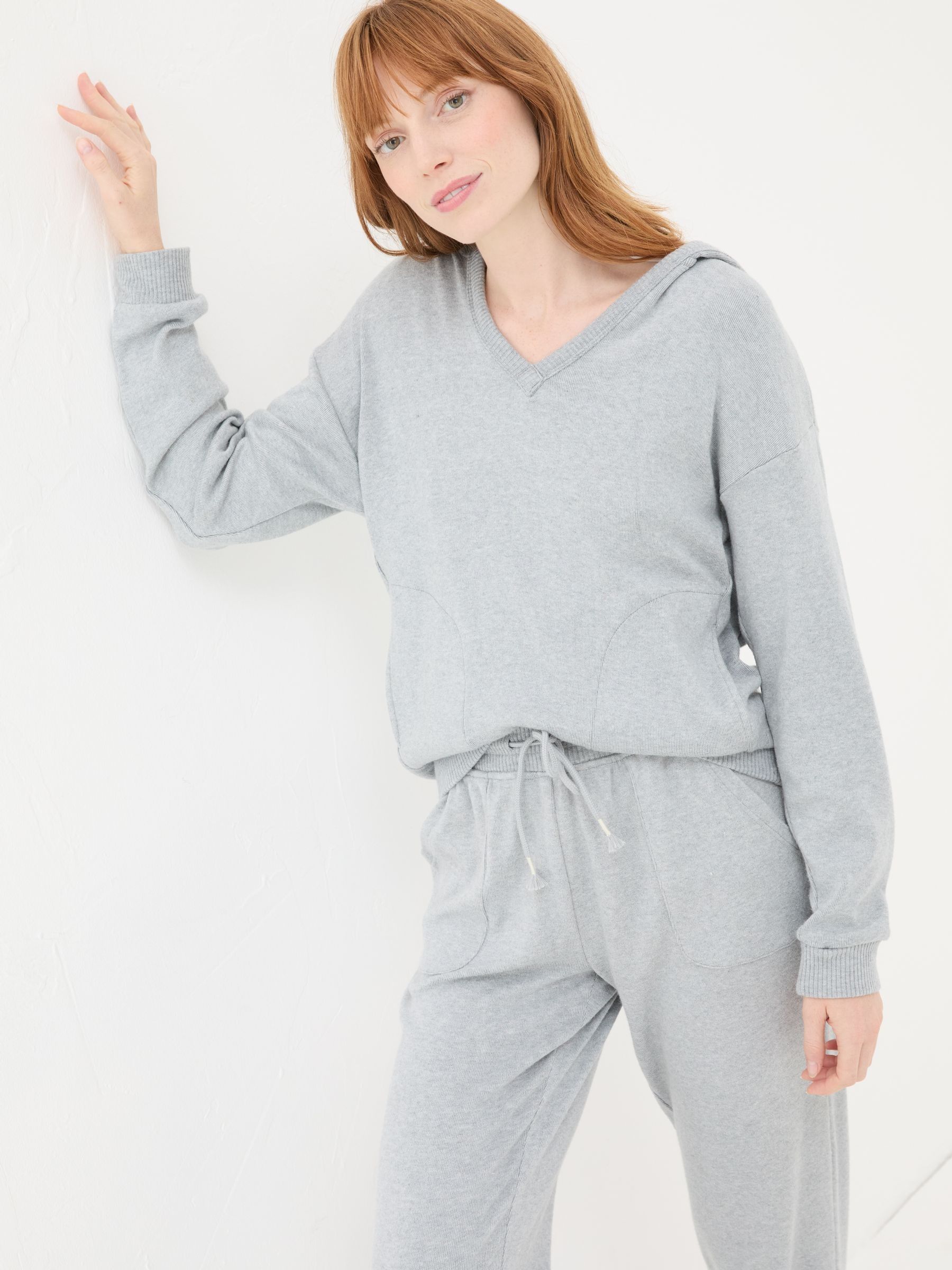 Hannah Grey Lounge Hoodie - Image 1 of 10