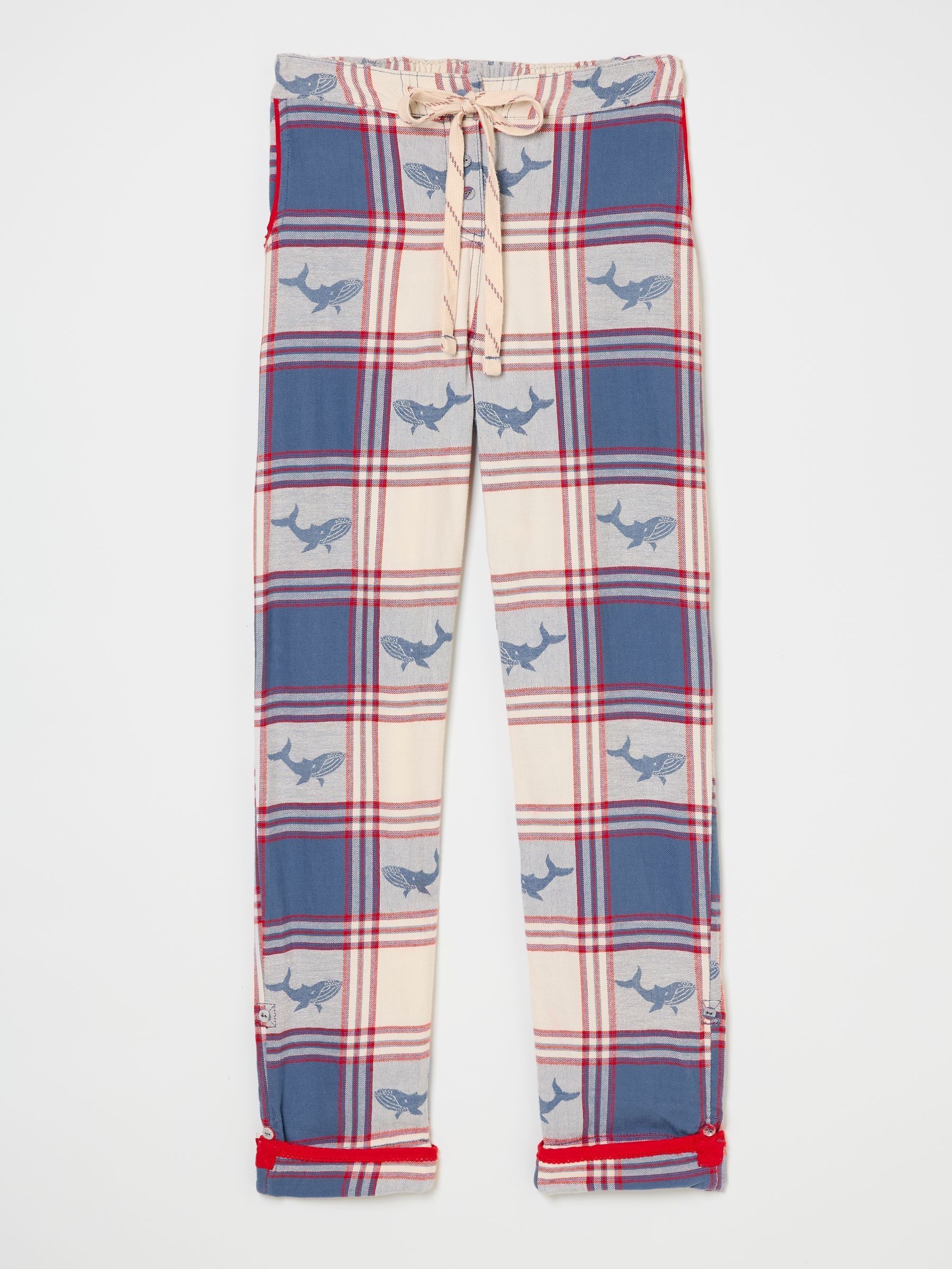 Shelter Eva Blue Check Pyjama Bottoms - Image 4 of 4