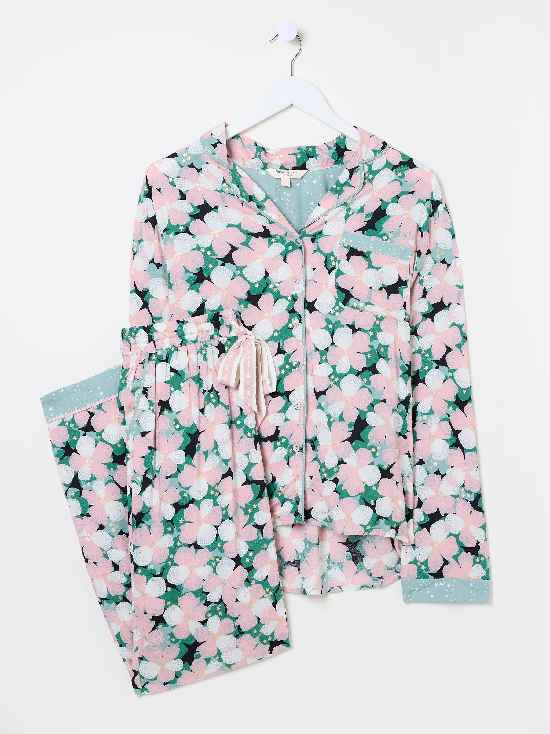 Pink Pyjama Set Pink Floral - Image 11 of 11