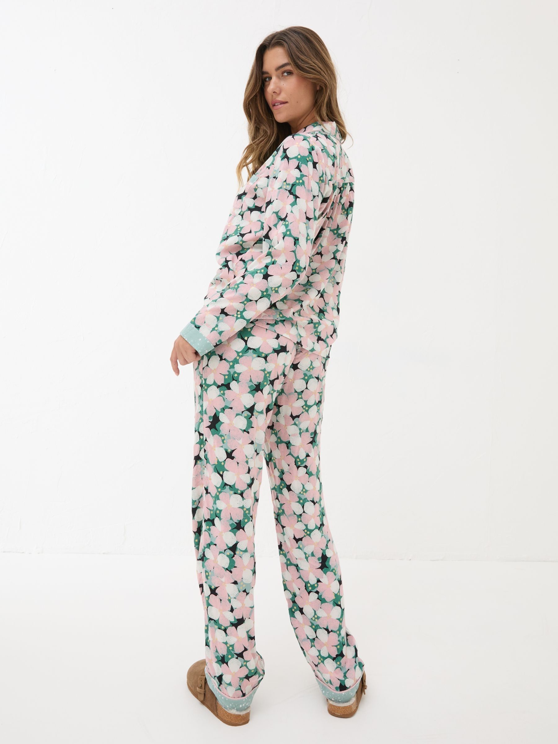 Pink Pyjama Set Pink Floral - Image 4 of 11