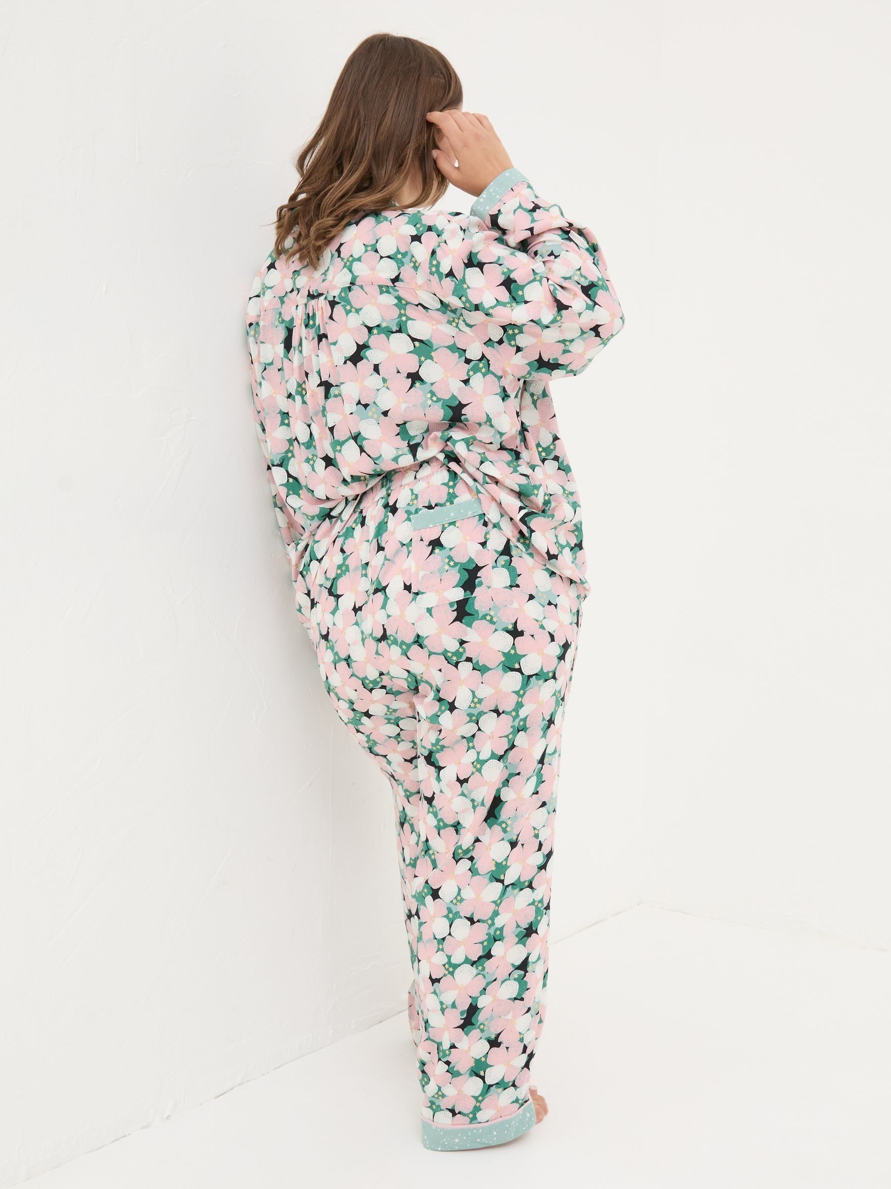 Pink Pyjama Set Pink Floral - Image 6 of 11