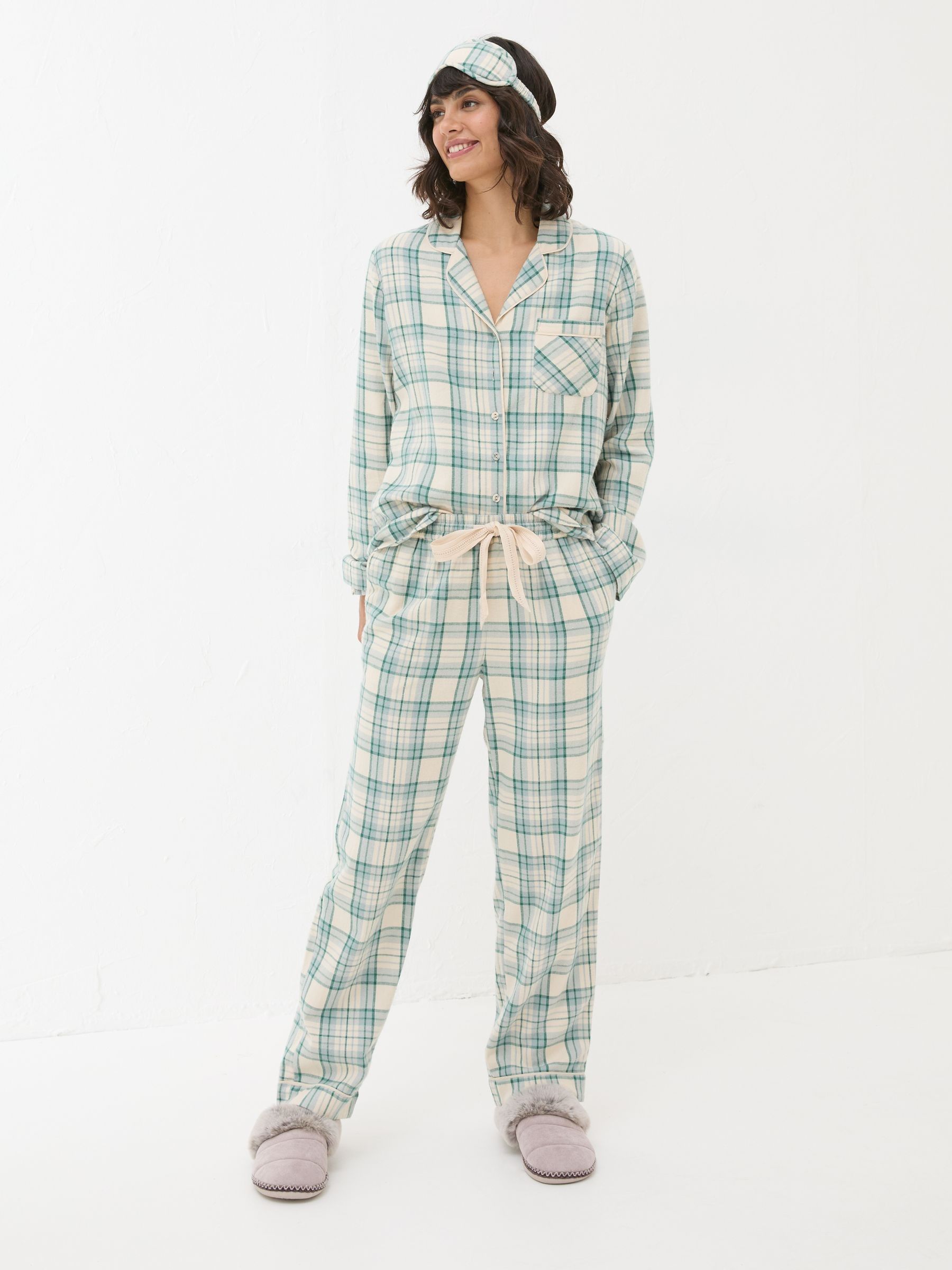 Green Pyjama Set Green Check - Image 1 of 11