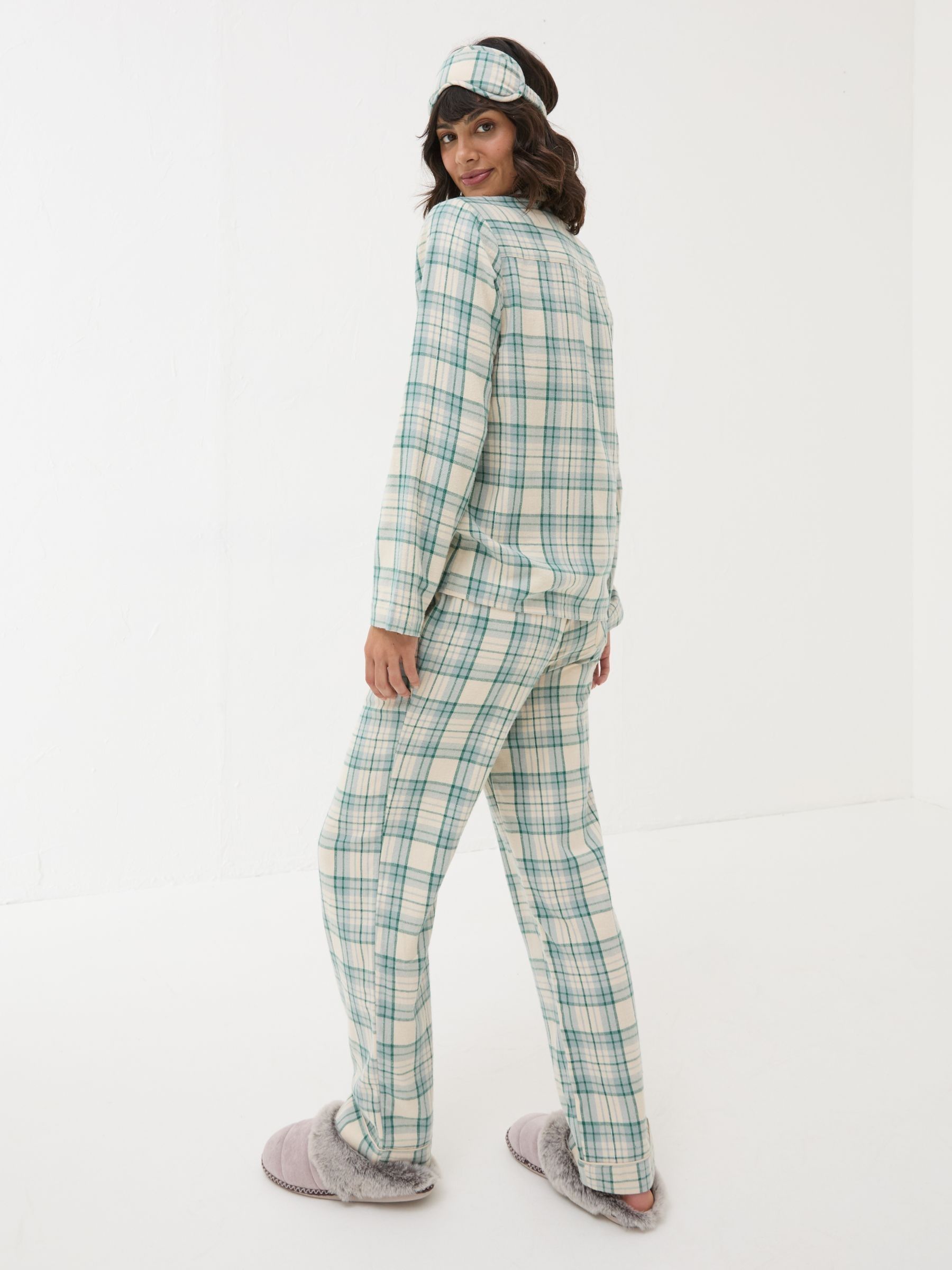 Green Pyjama Set Green Check - Image 2 of 11