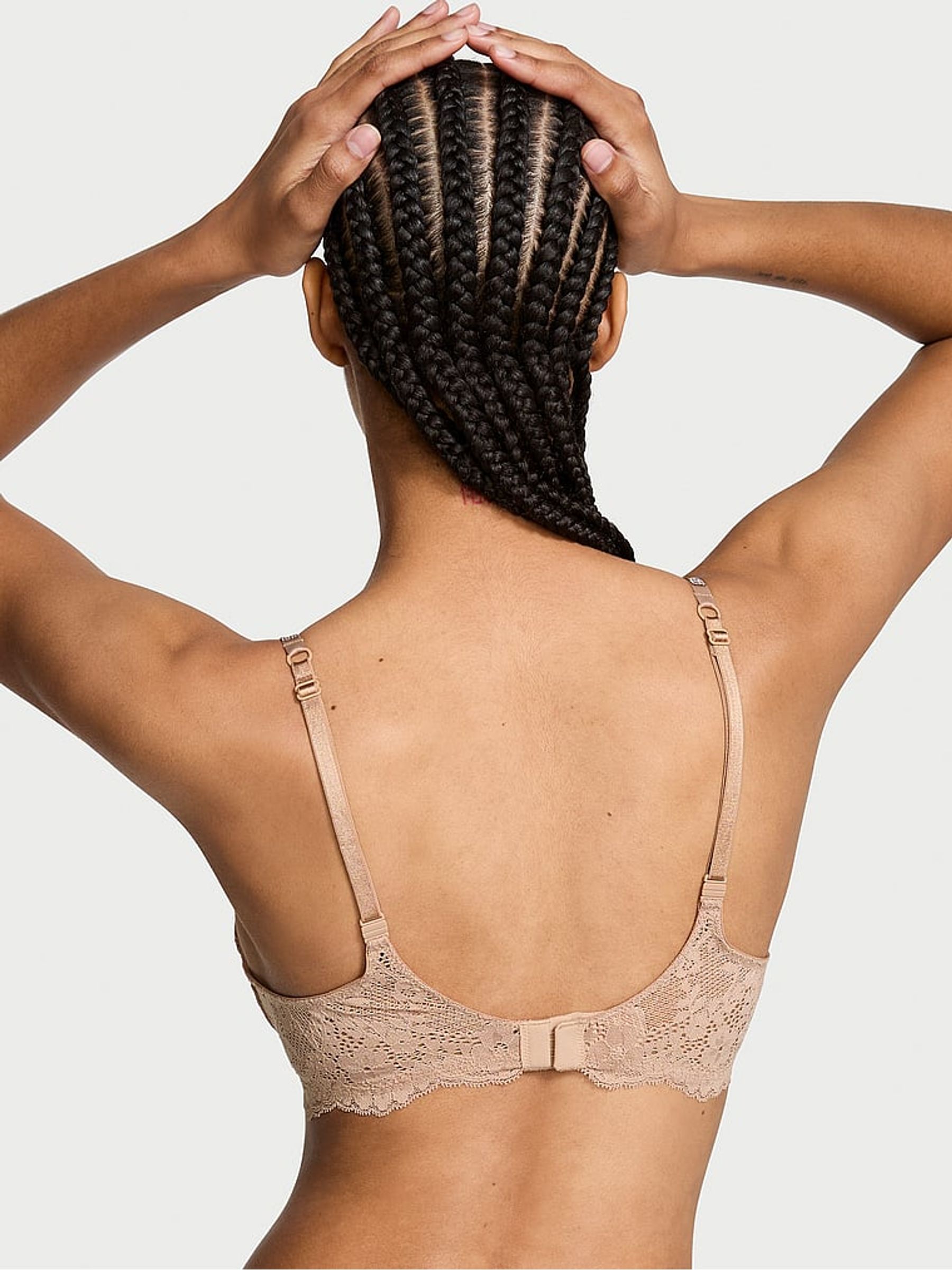 Praline Nude Push Up Twinkle Strap Bra - Image 2 of 3